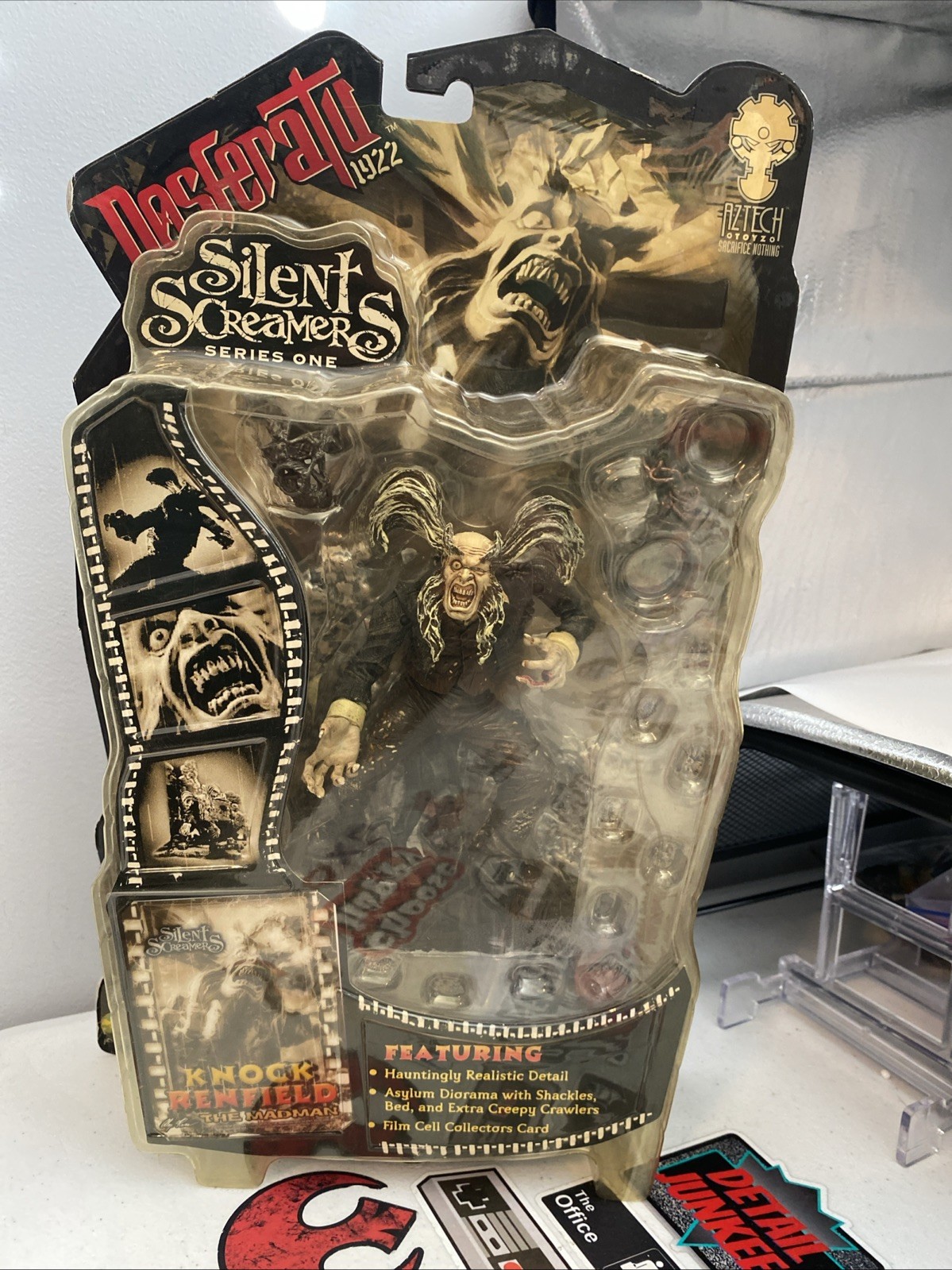 Silent Screamers Nosferatu 1922 |Knock Renfield the Madman Figure Black & White