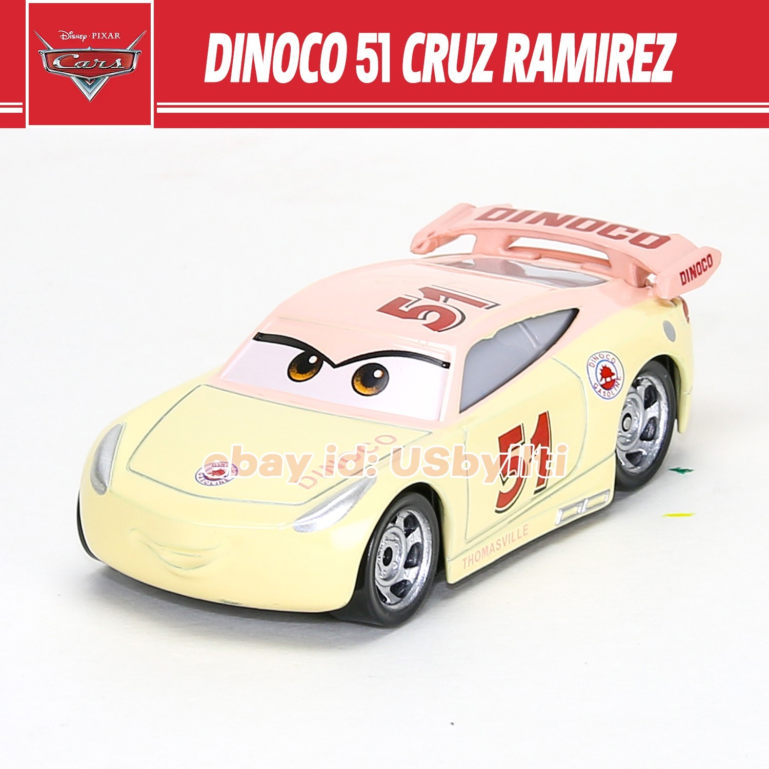 Disney Pixar Cars Thomasville Racing Legends Cruz Ramirez Diecast 1:55 Metal Car