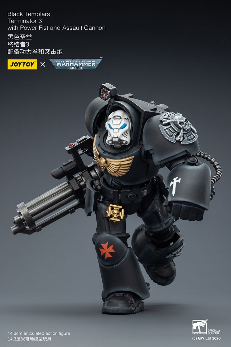 Joytoy Warhammer 40K Black Templars Terminator 3