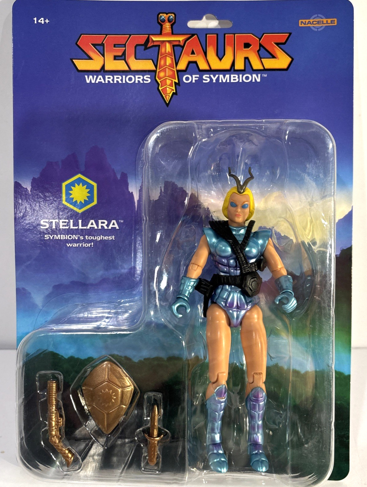 Sectaurs: Warriors of Symbion Stellara Action Figure 7&Prime; Factory Sealed New
