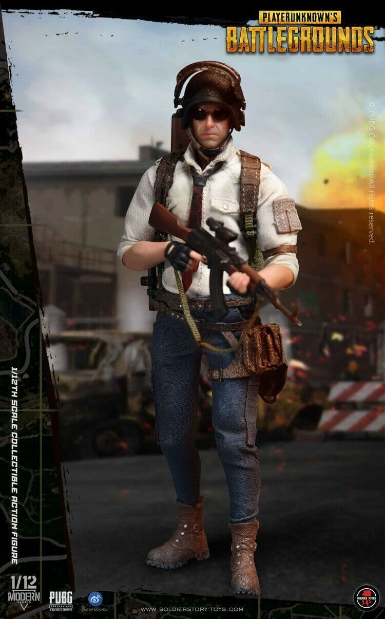 Soldier Story SSG-001 PUBG PlayerUnknown&rsquo;s Battlegrounds 1/12 Action Figure Gift
