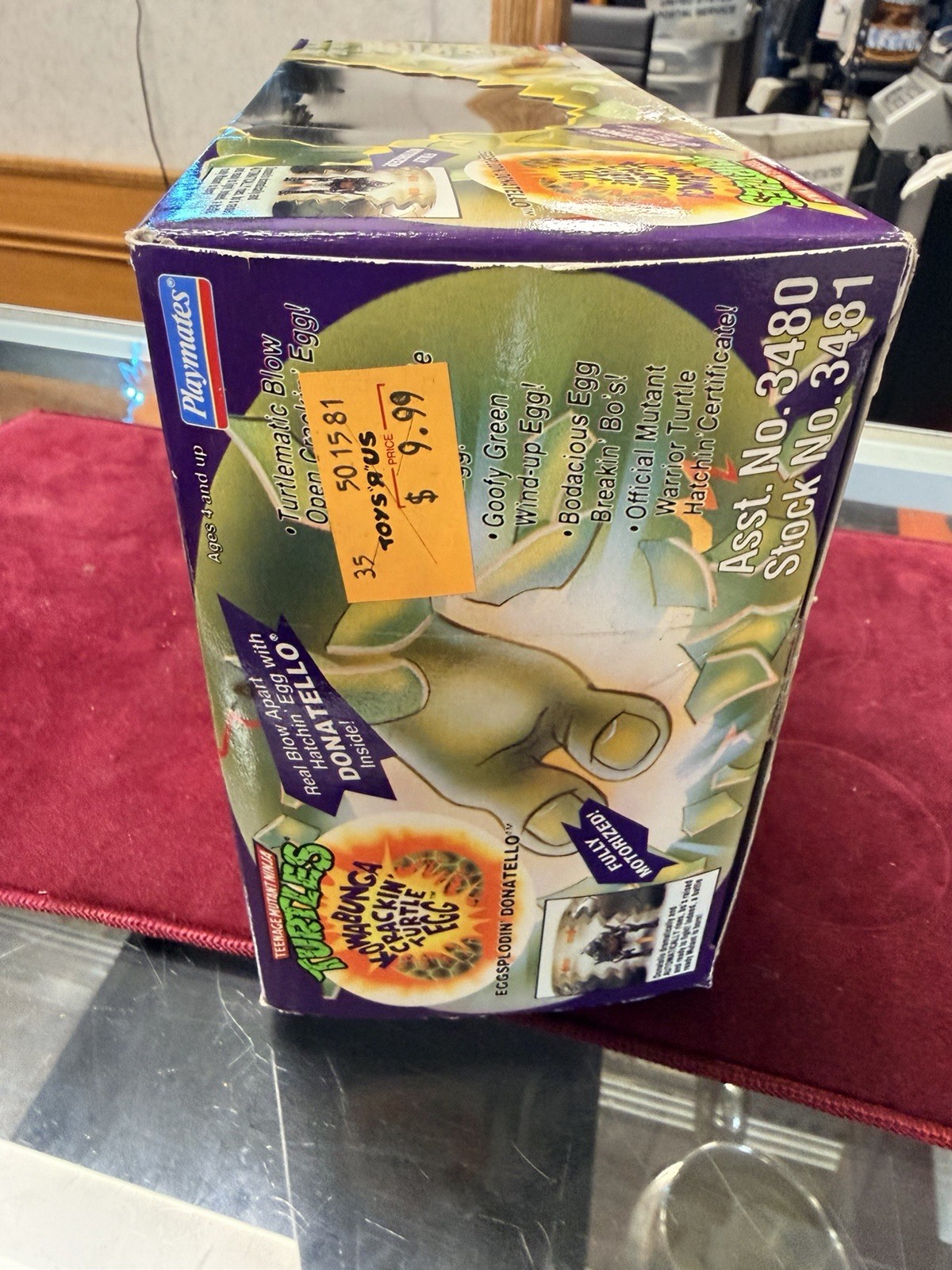 Ninja Turtles KOWABUNGA CRACKIN&rsquo; EGG – Donatello – 1994 TMNT New / Sealed