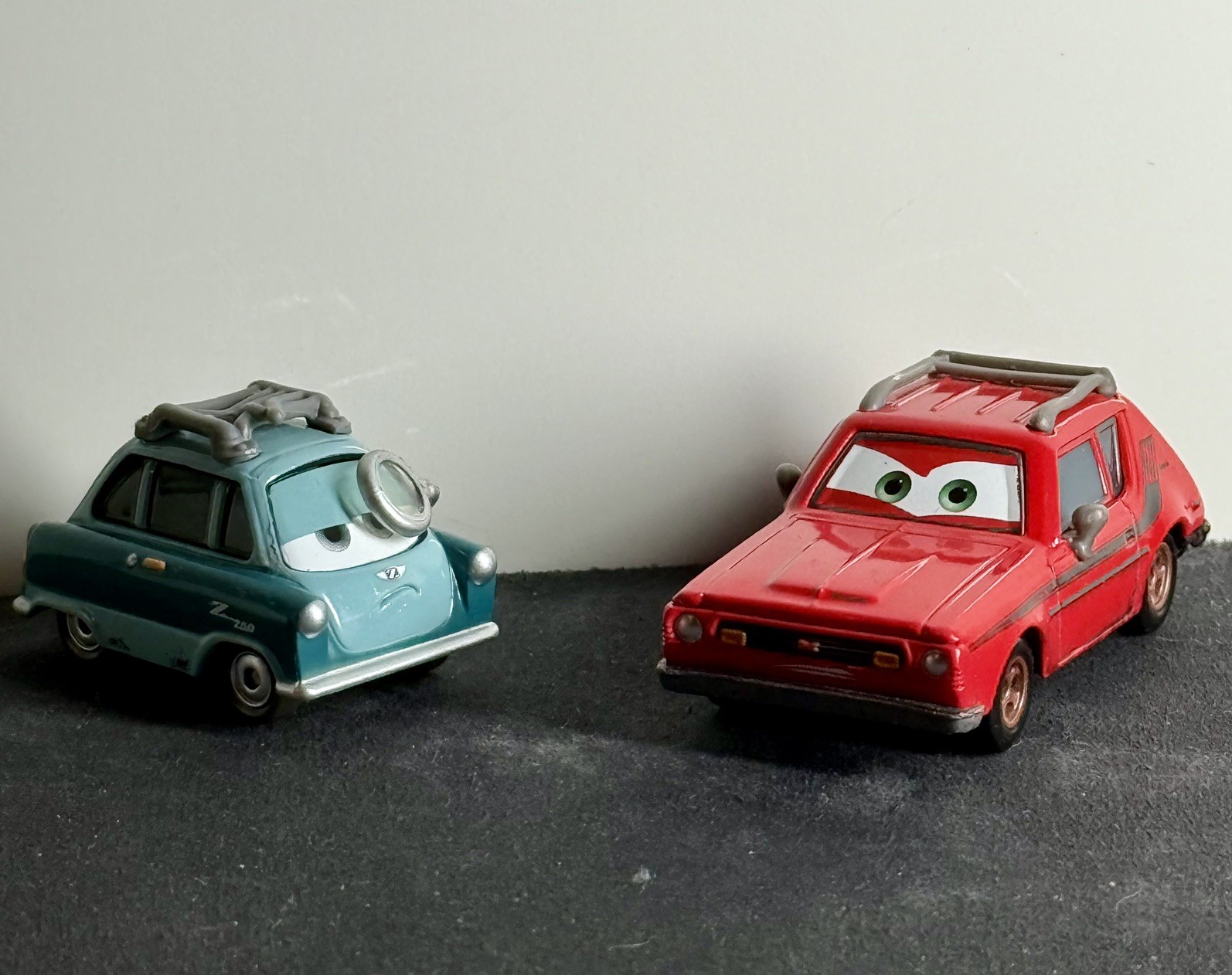 Disney Pixar Cars 2 Red Tyler Grem Professor Z Rare Used