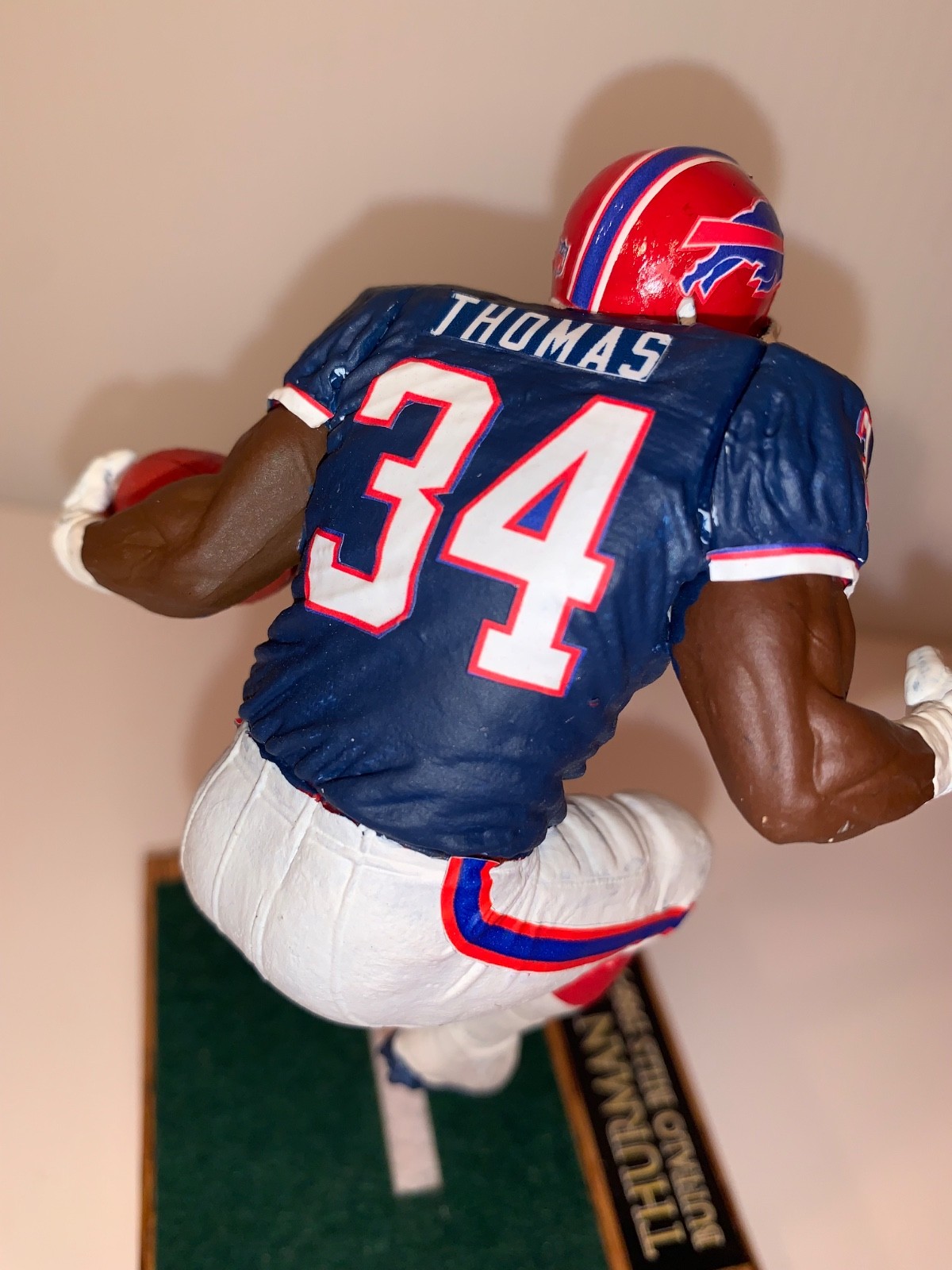 Custom NFL Mcfarlane football Buffalo Bills Hall of Fame RB Thurman Thomas MVP