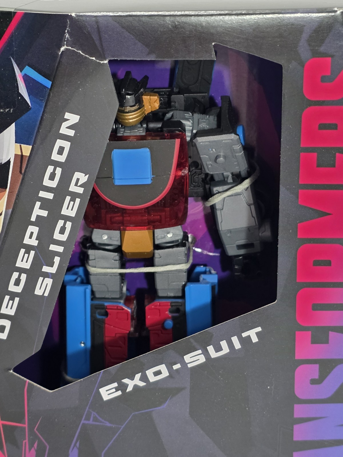 Transformers Shattered Glass SLICER & EXO-SUIT w/ Comic Book New Sealed