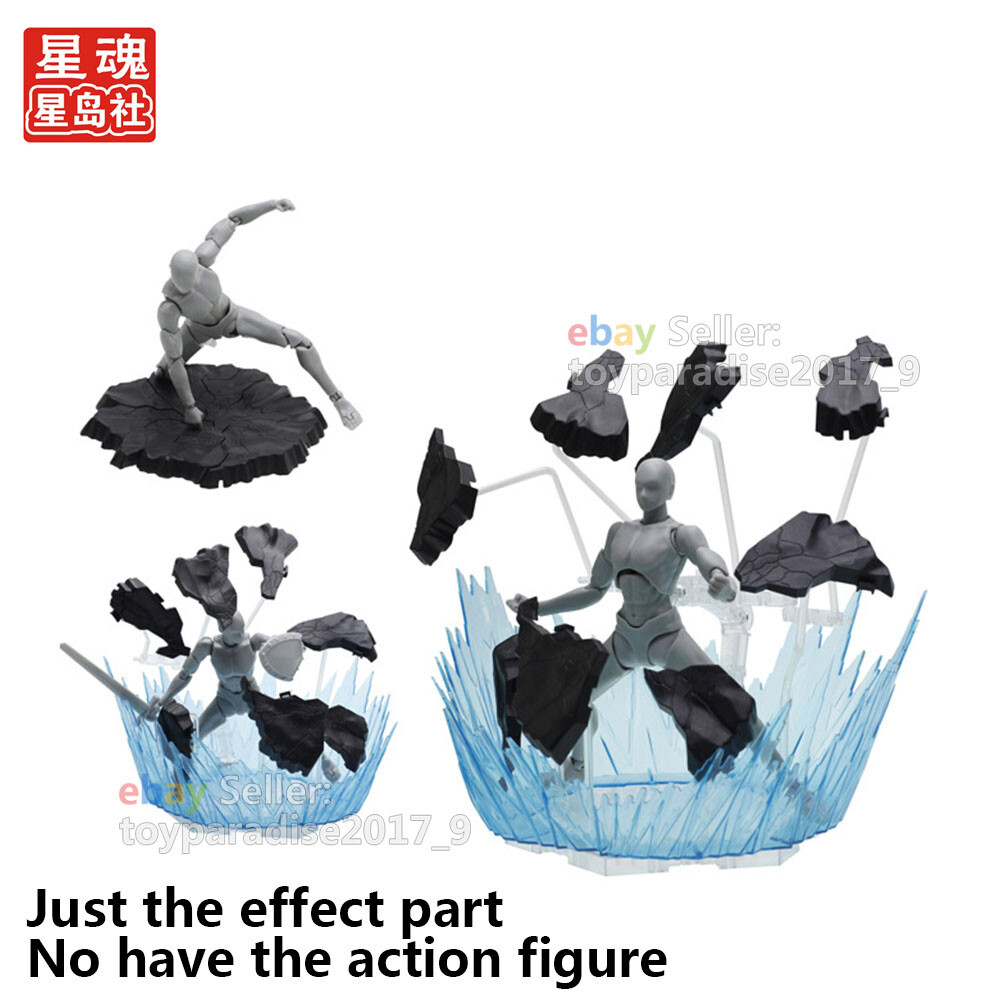Tamashii Impact Explosion Explode Rock Ground Aura Effect For Figma Gundam Model