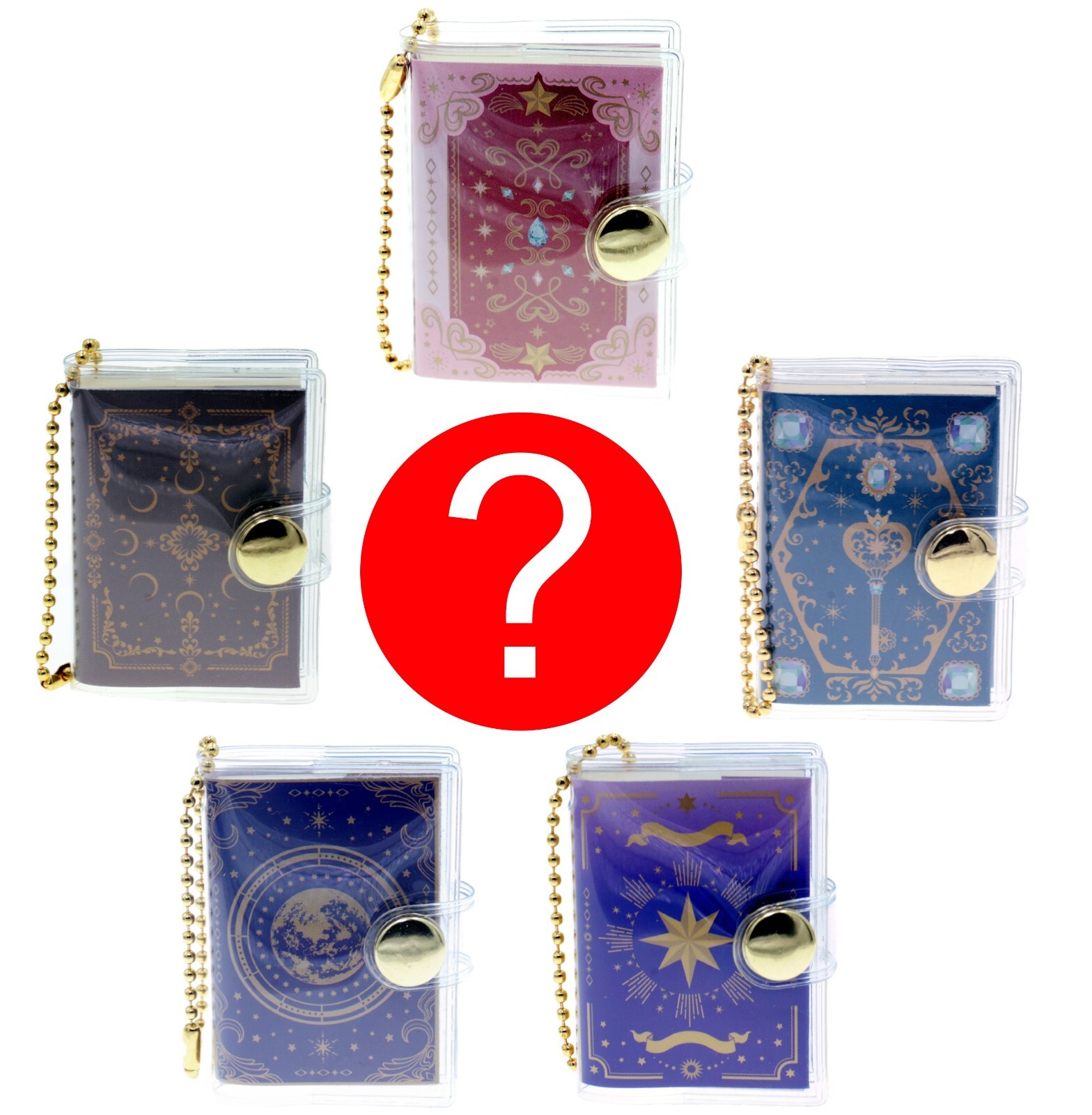 Miniature Magic Spell Book Mini Notebook Tiny Journal Keychain 1 Random Toy