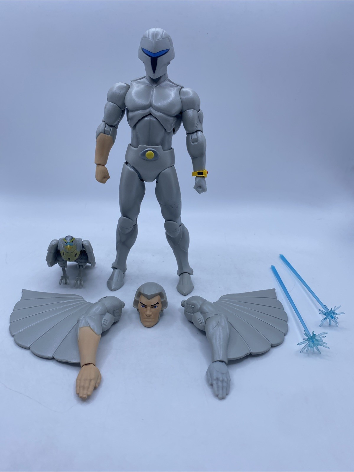 Super7 Ultimates Silverhawks Quicksilver 7&Prime; Action Figure INCOMPLETE