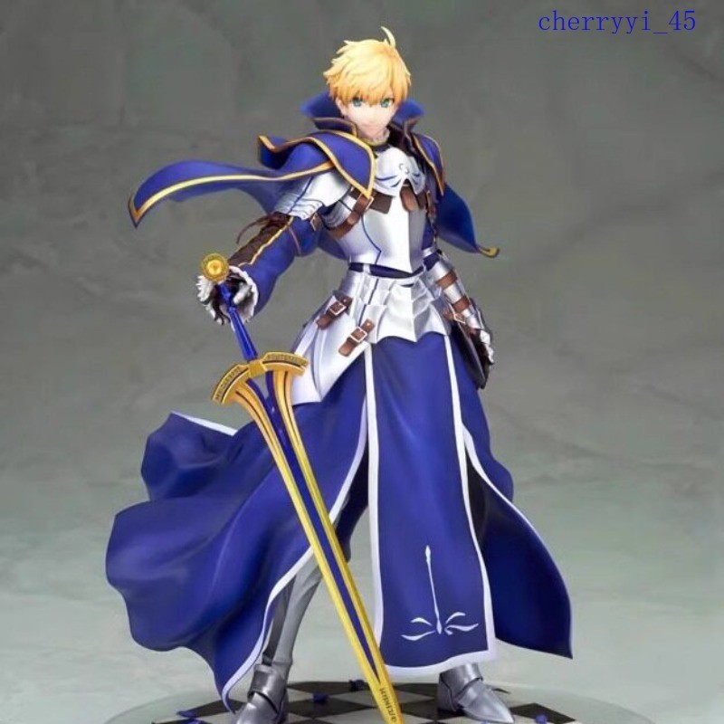 24cm New Fate Saber Arthur Pendragon PVC Ornament Model Gift Figure Statue Toy