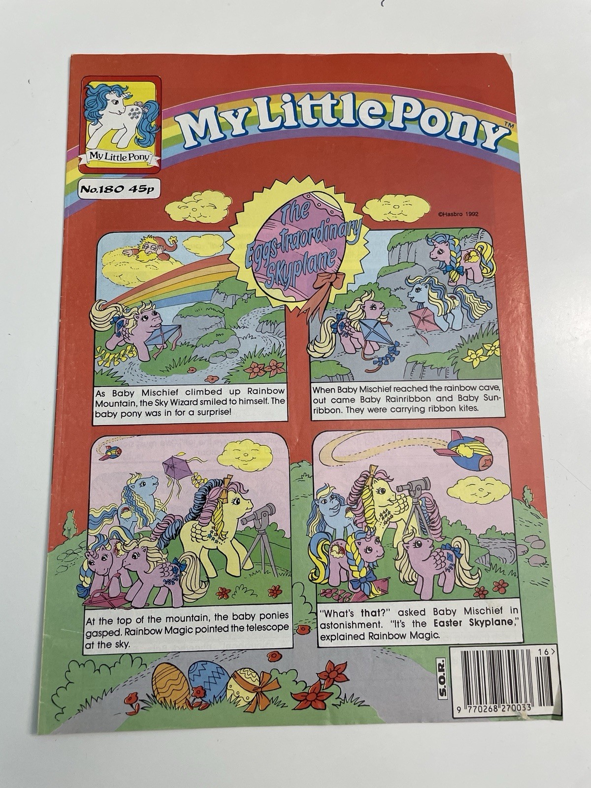 My Little Pony UK COMIC Magazine Issue 180 – Vintage 80&rsquo;s 90&rsquo;s G1