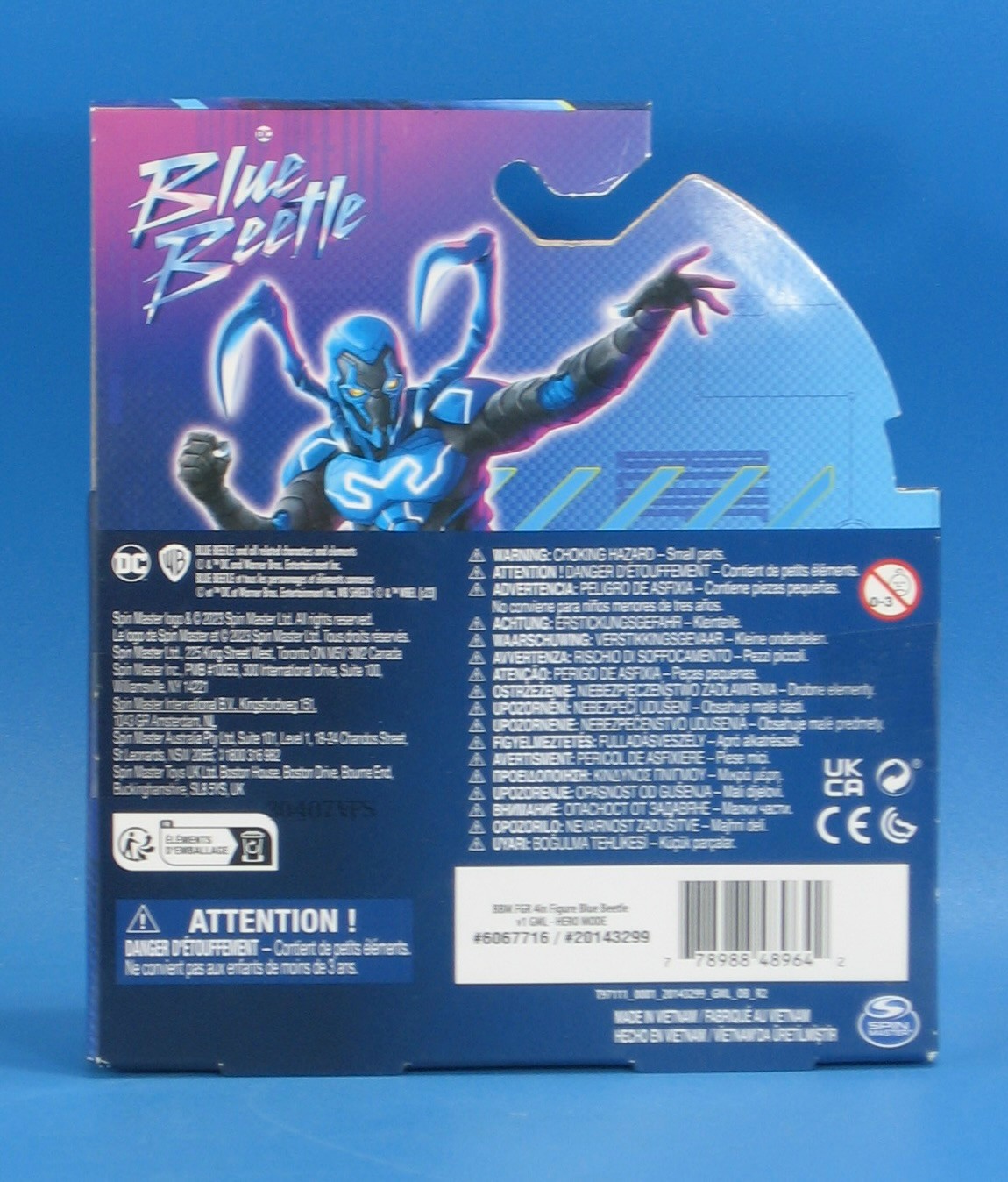 DC Blue Beetle Hero-Mode 3.75&Prime; Action Figure Comic Movie 2023 MIB Spin Master