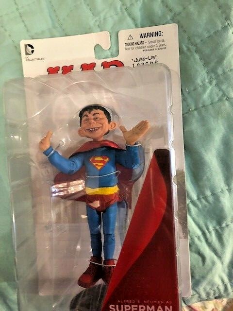 MAD Just Us League of Stupid Heroes Series 1 Alfred E Neuman Superman Action Fig