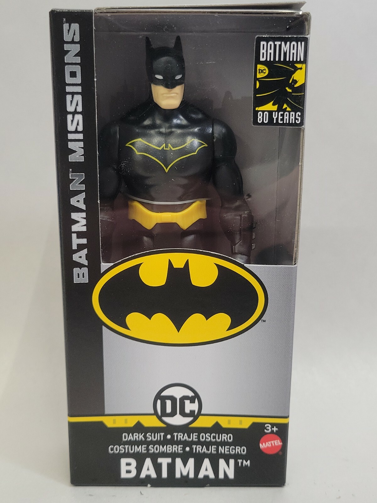 6&Prime; Dark Suit Batman – DC Batman Missions – NIB Action Figure – GCK98