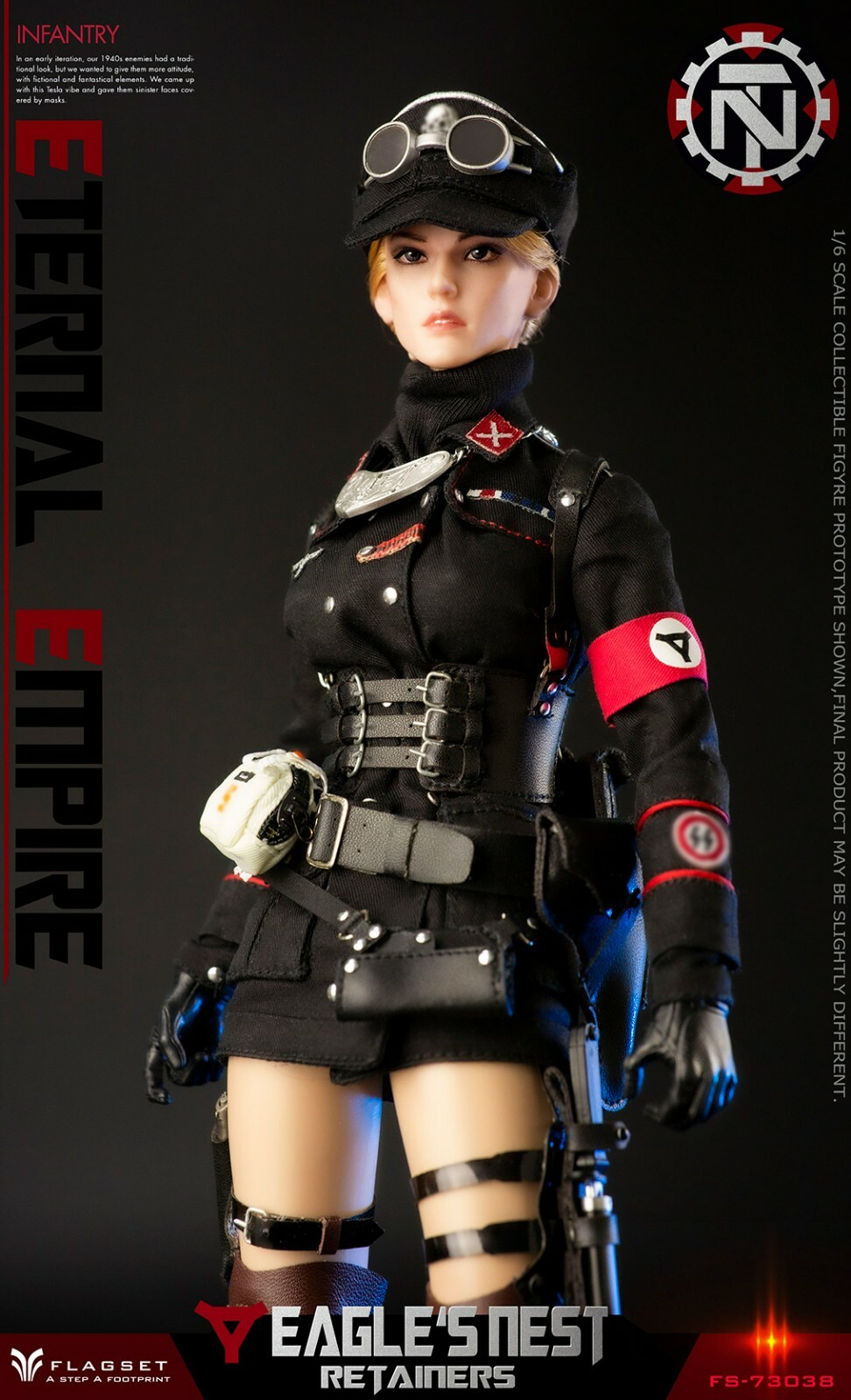 FLAGSET FS-73038 Eternal Empire eagle nest guards – Martina 1/6 Action Figure