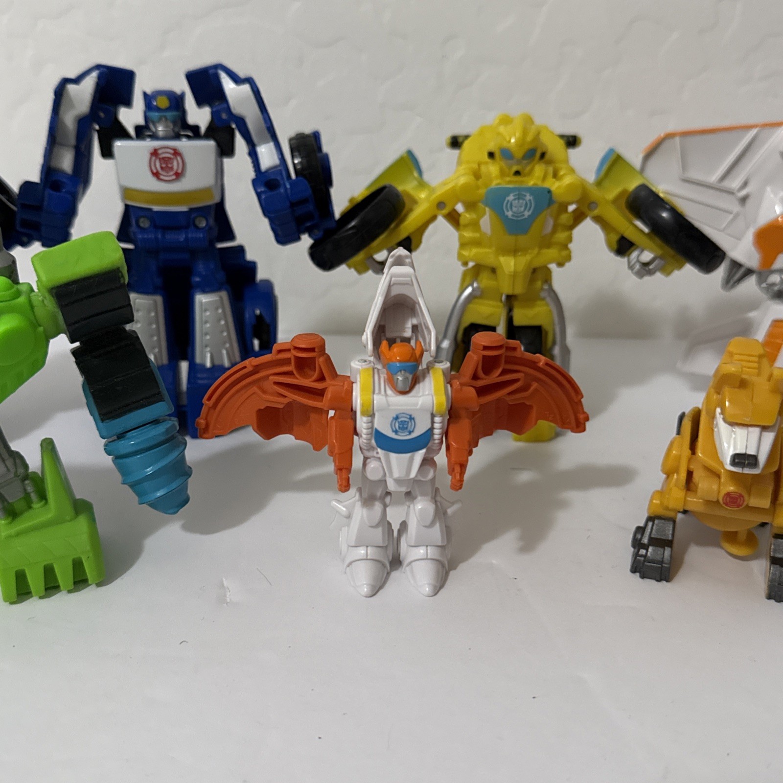 Hasbro Transformers Playskool Heroes Rescue Bots Lot of 9 Action Figures