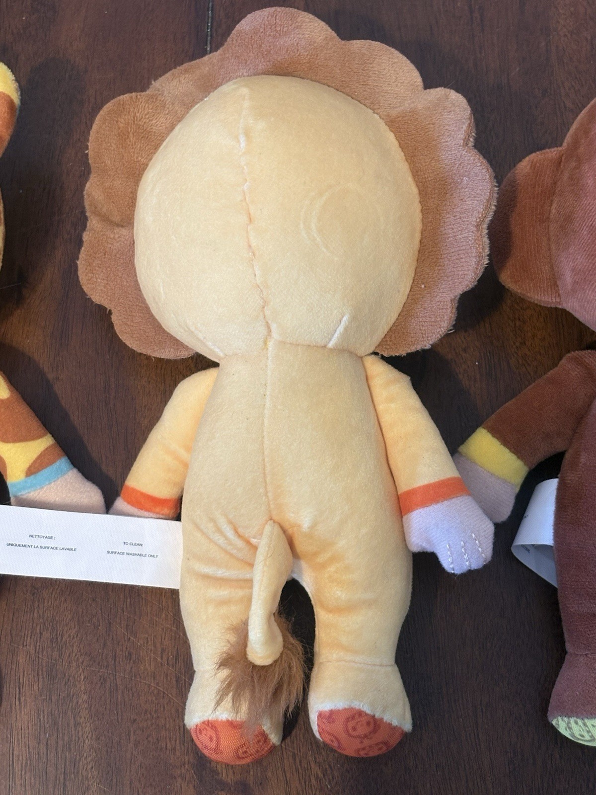 Cocomelon 9” Dolls plush lot of 3 Giraffe, Lion, Monkey