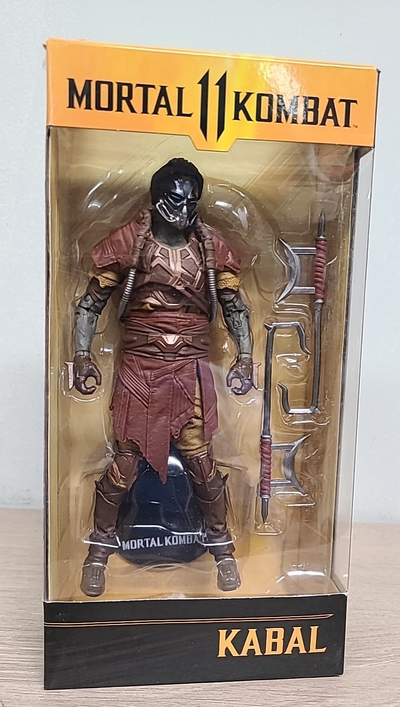 McFarlane Toys Mortal Kombat Kabal Action Figure Articulated Damage Package