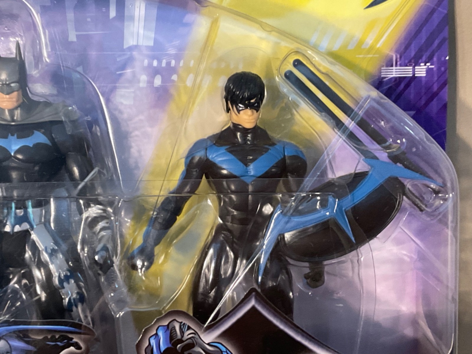 2003 DC UNIVERSE 6&Prime; BATMAN AND NIGHTWING 2 PACK FIGURES Mattel – Sealed/New