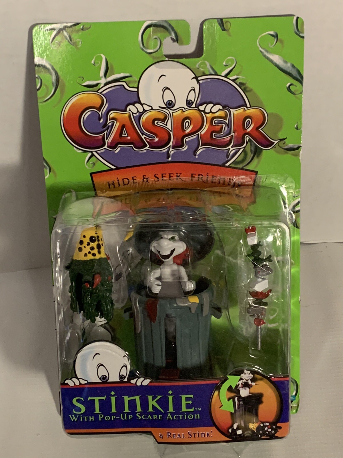 Casper Hide And Seek Friends Stinkie Pop Up Figure Vintage Trendmasters 1997