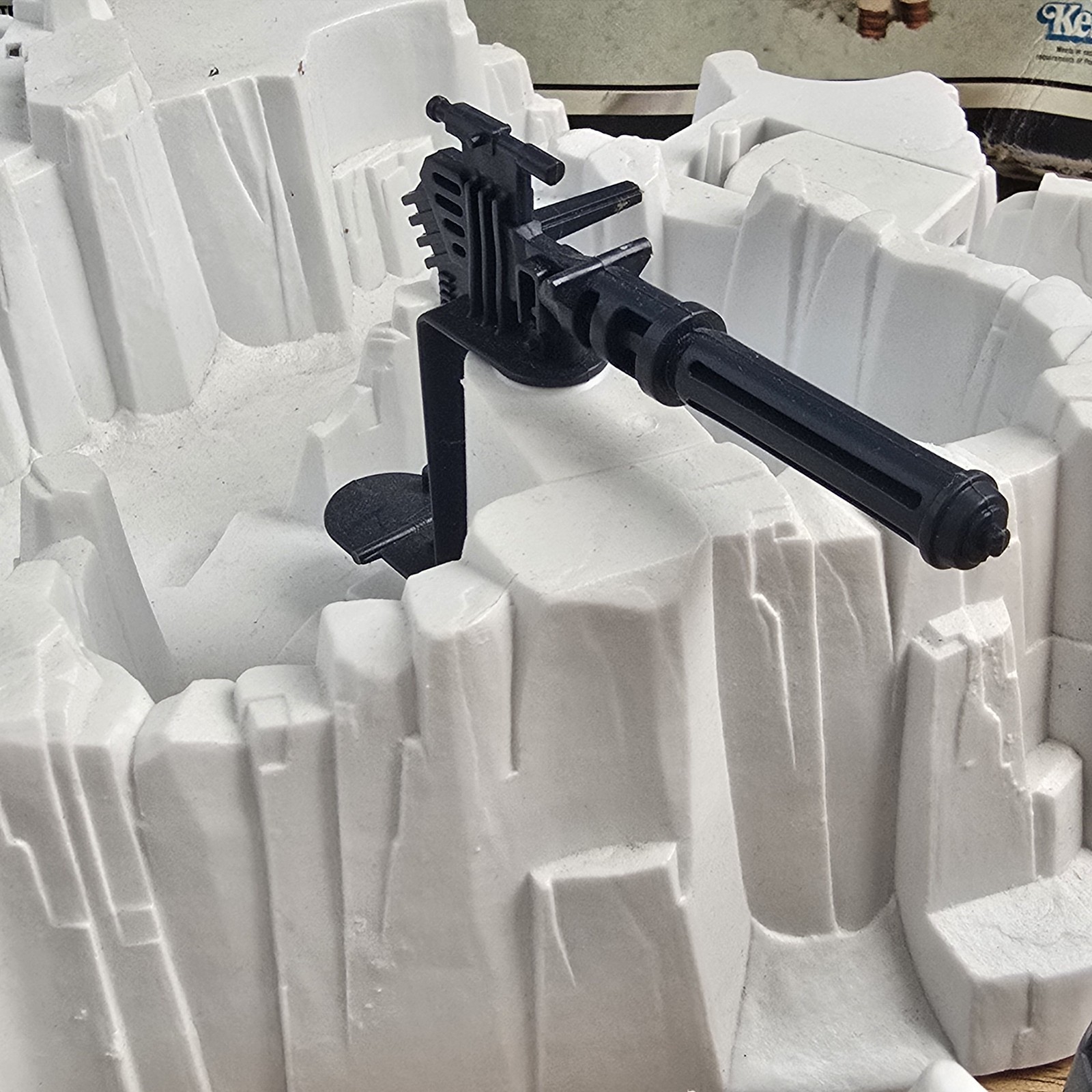 1980 Star Wars ESB Imperial Attack Base Playset Kenner Hoth w Box Near Complete