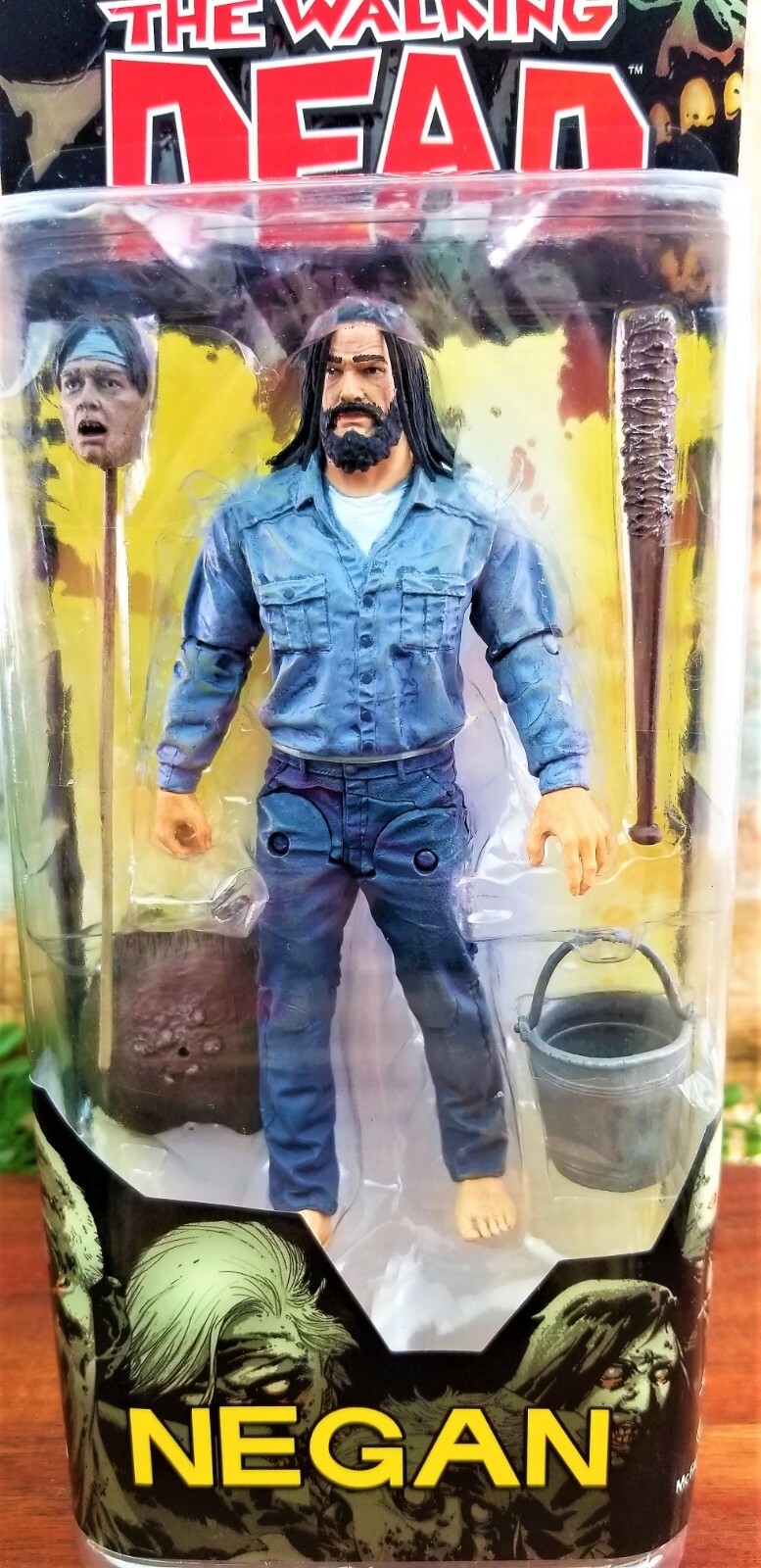 McFarlane Toys The Walking Dead Comic Book Series 5 Negan Action Figure NOS