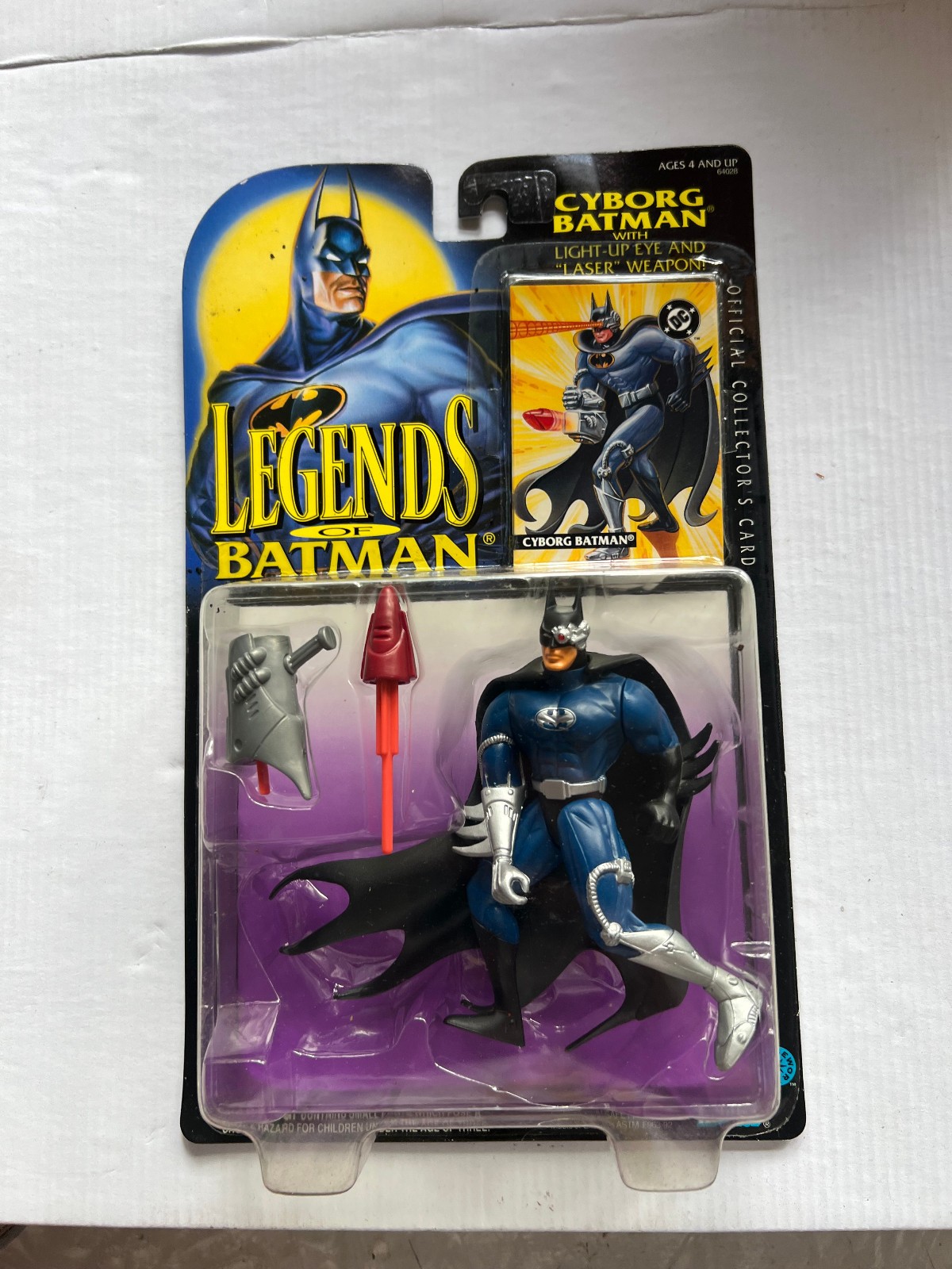 LEGENDS OF BATMAN Cyborg Batman MIP MOC 1995 626