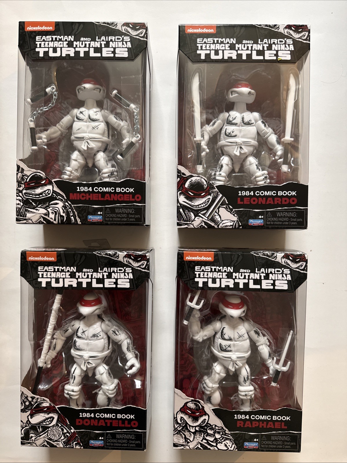 Eastman Laird&rsquo;s Teenage Mutant Ninja Turtles 1984 Comic Book Series Figure Set