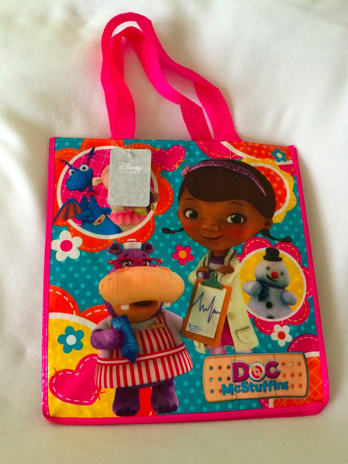 Disney Doc Mcstuffins Reusable Tote Bag Gift Treat Halloween Trick or Treat New