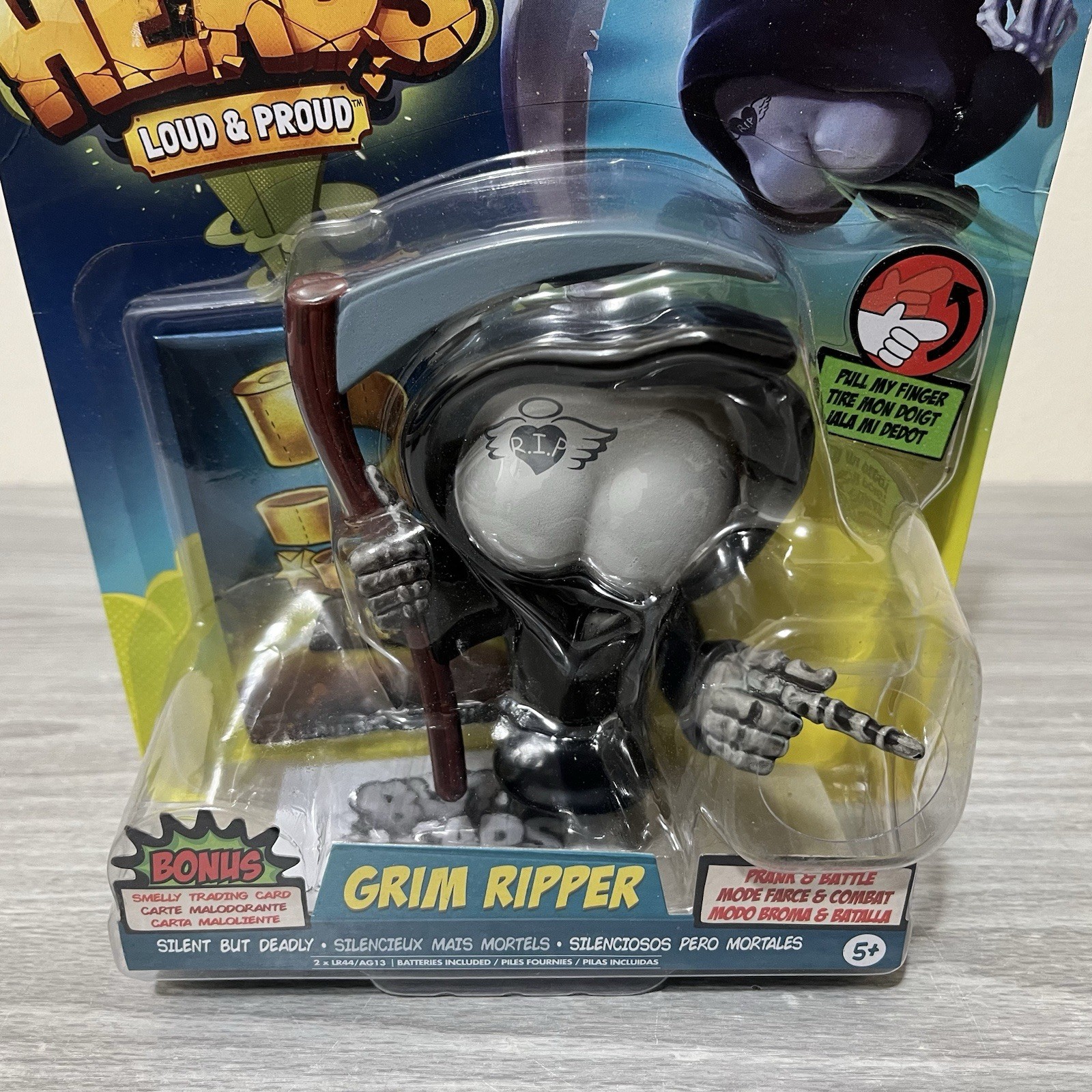 WowWee Buttheads Grim Ripper Interactive Farting Figurine – Loud & Proud Kids 5+