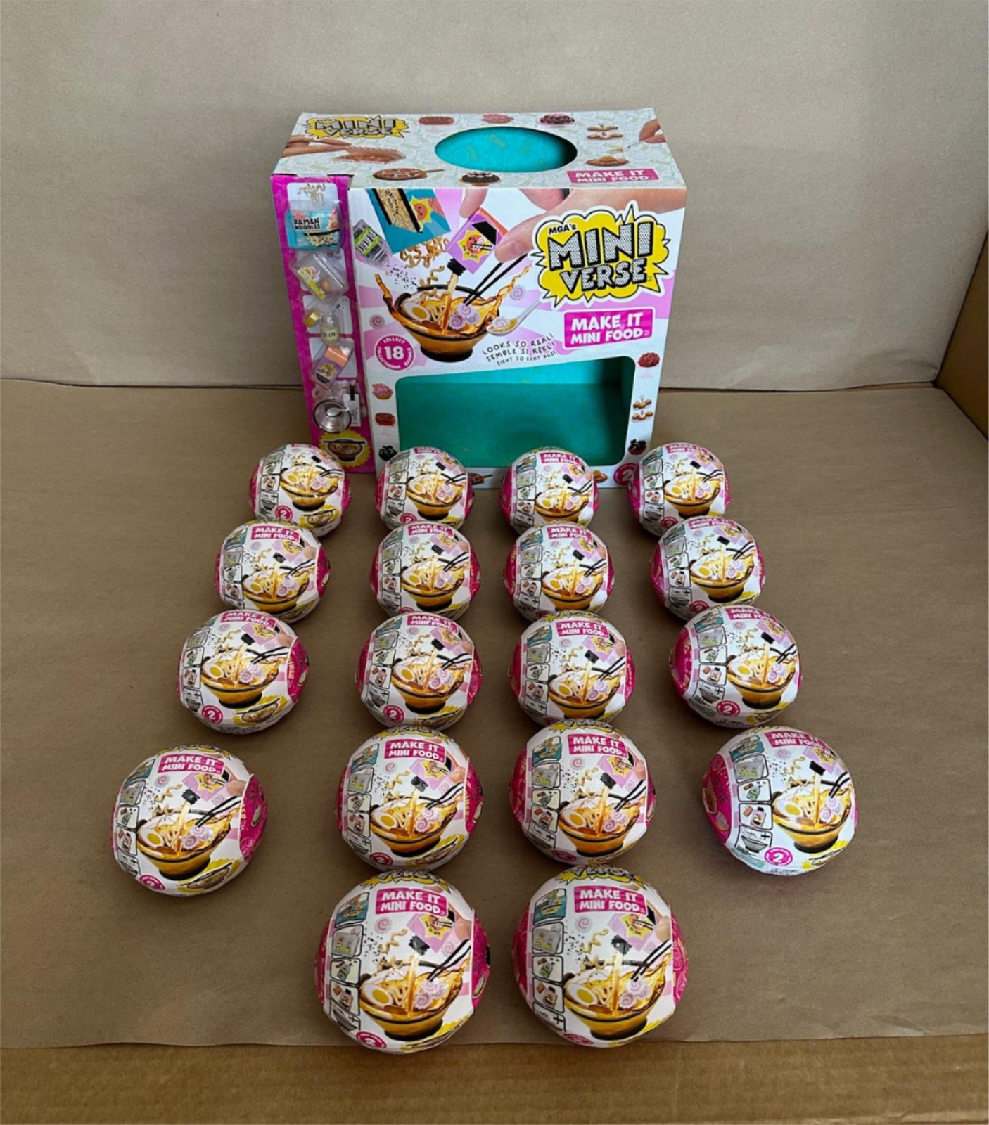 18x Pack MGA Miniverse Make It Mini Food Series 2 Mystery Collectible Toy Packs