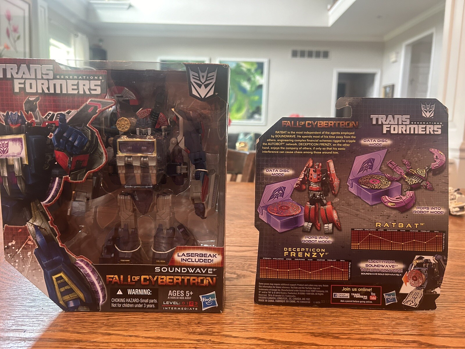 Transformers Generations Soundwave, Decepticon Frenzy and Ratbat