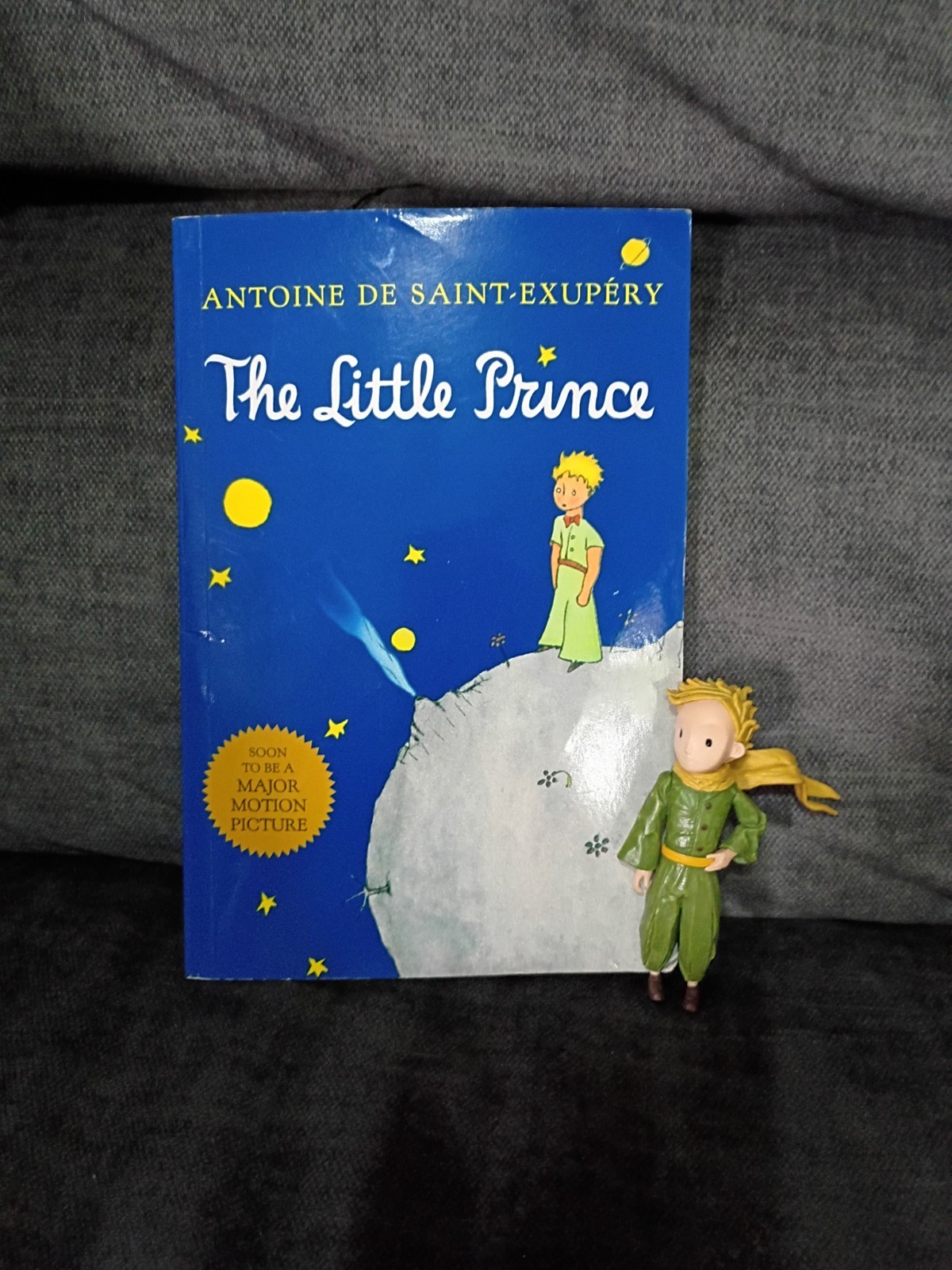 The Little Prince Figure Hape Exclusive Figurine + book Antoine De Saint Exupery