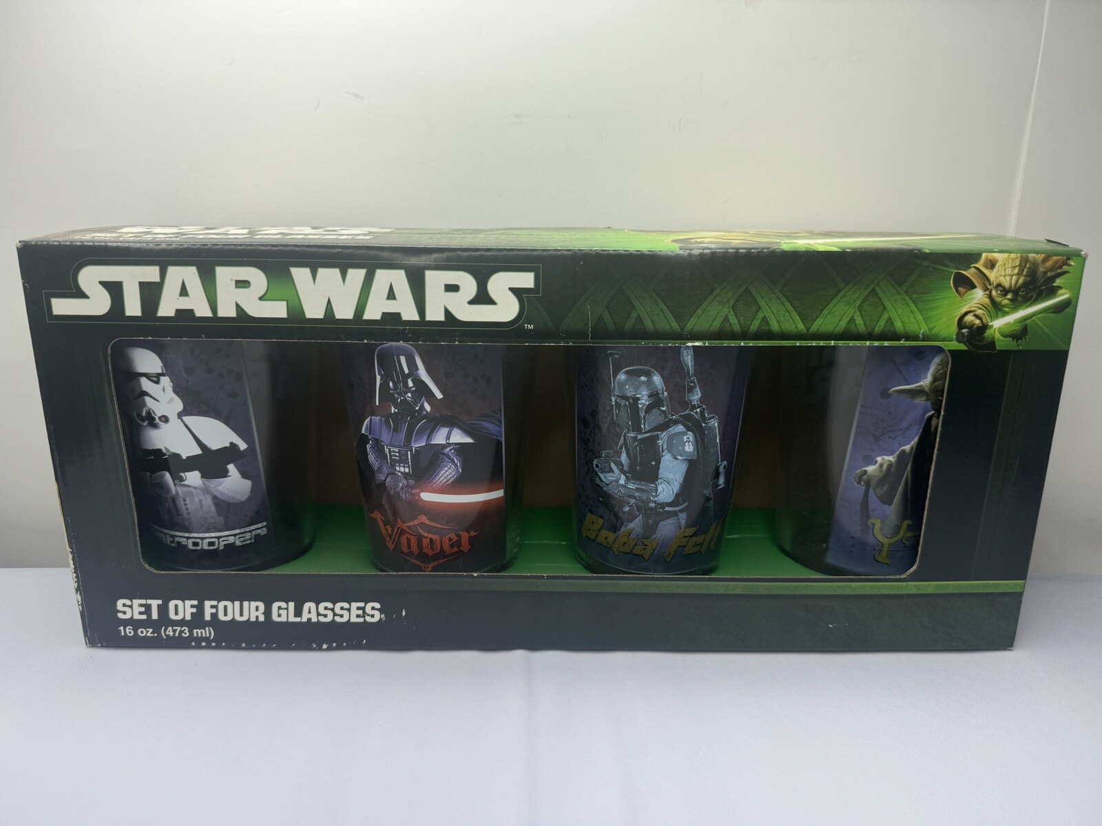 Star Wars Set Of Four 16 Oz 473 ml Glasses