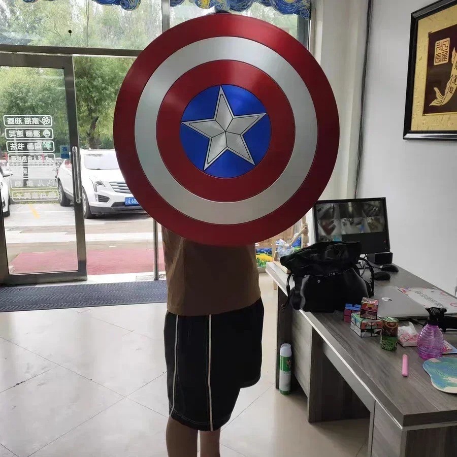 24&Prime; AVENGERS CAPTAIN AMERICA VIBRANIUM SHIELD 75TH ANNIVERSARY COSPLAY PROP NEW