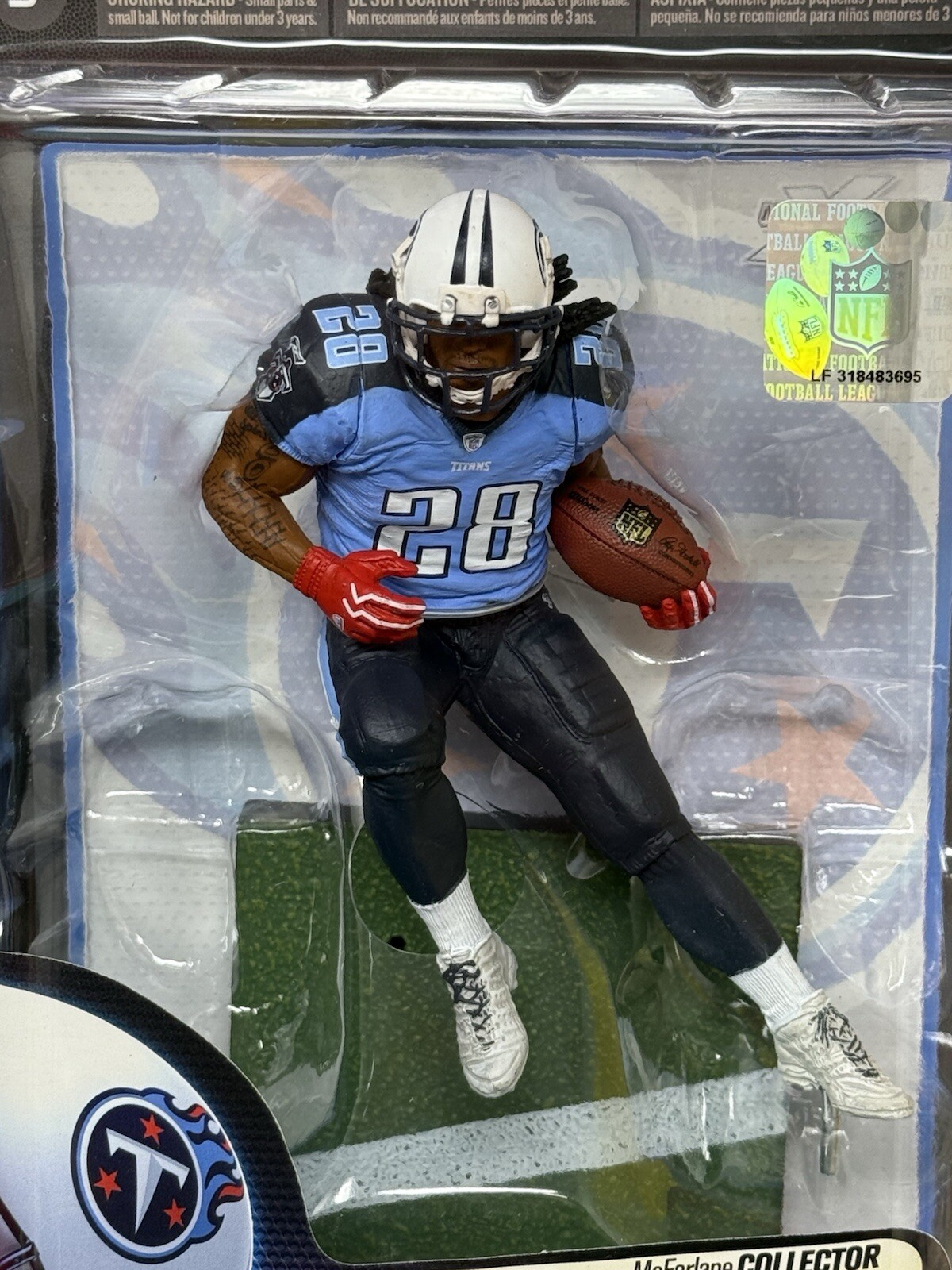 Chris Johnson McFarlane NFL Series 24 Tennessee Titans Figure NEW 2010