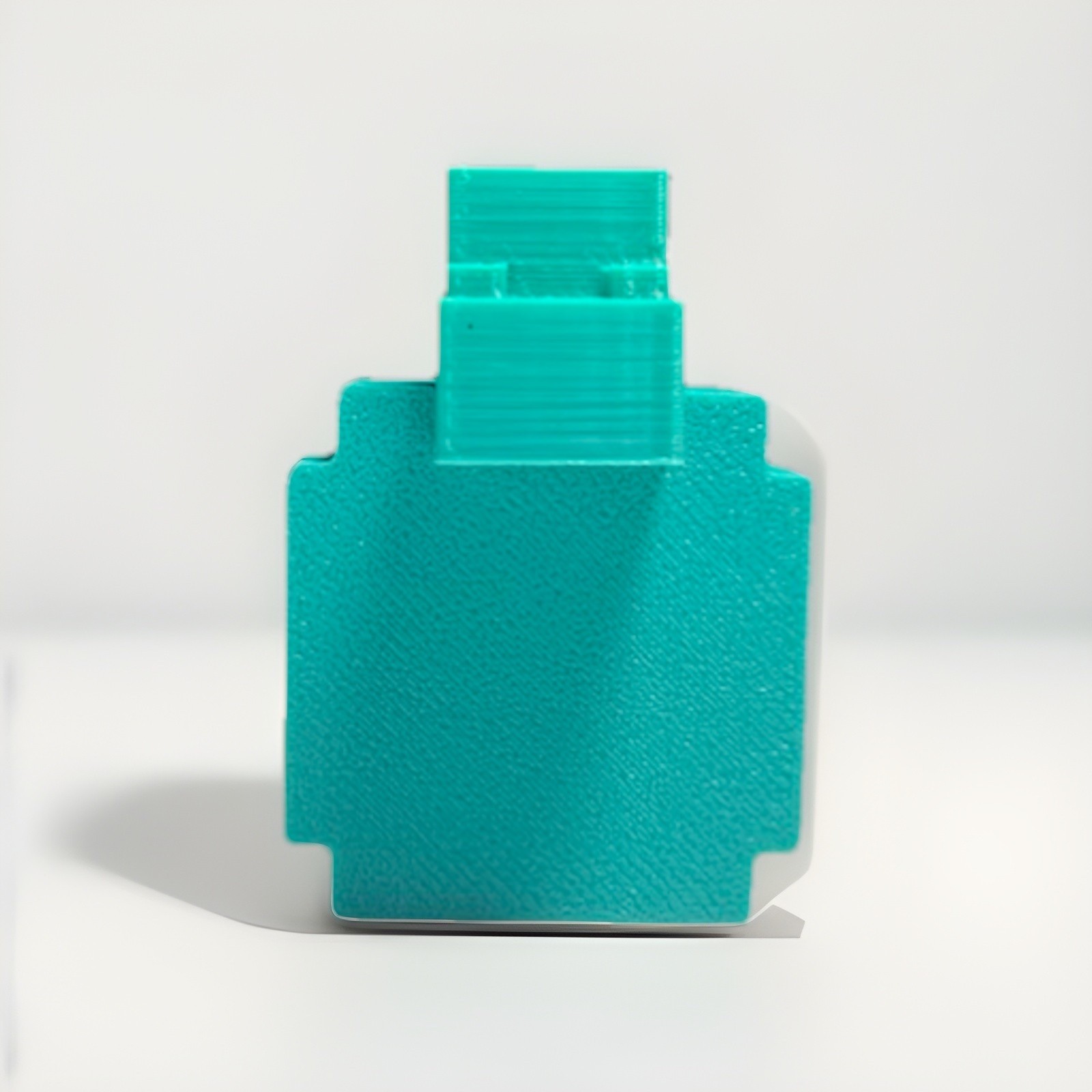 3D Printed Minecraft Chicken Teal Color Figure 2&Prime;x1.5&Prime; Toy Mob (REMOVABLE HEAD)
