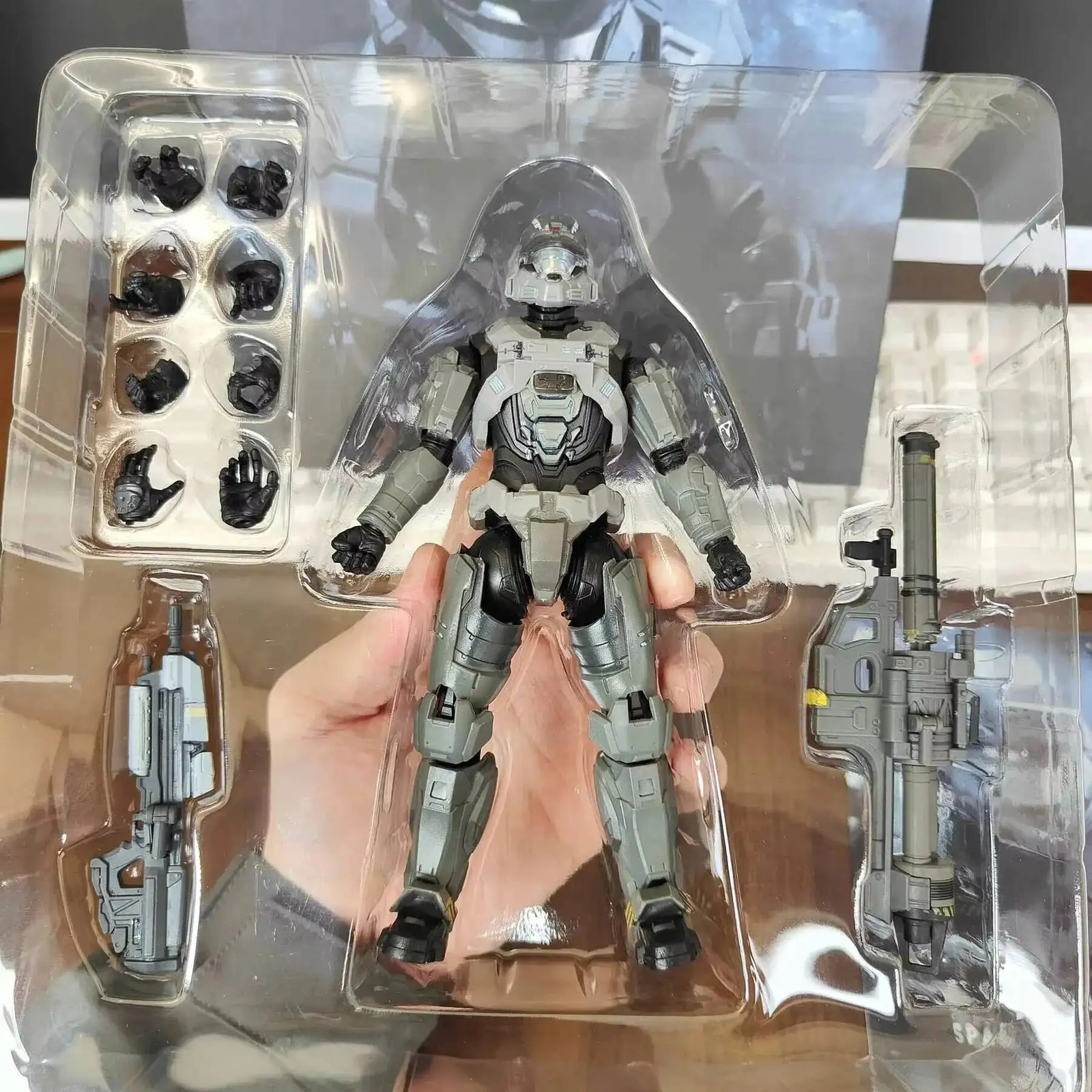Halo Reach Emile Jun Spartan Noble Team Action Figure 1/12 18cm