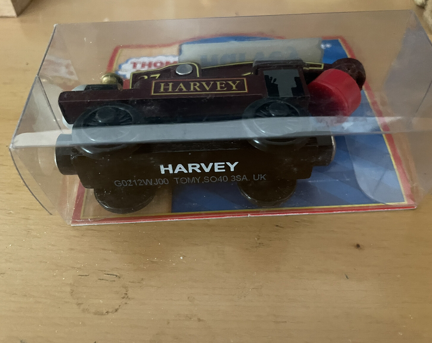 2011 Learning Curve Wooden Thomas Train Harvey! UK Package! New!