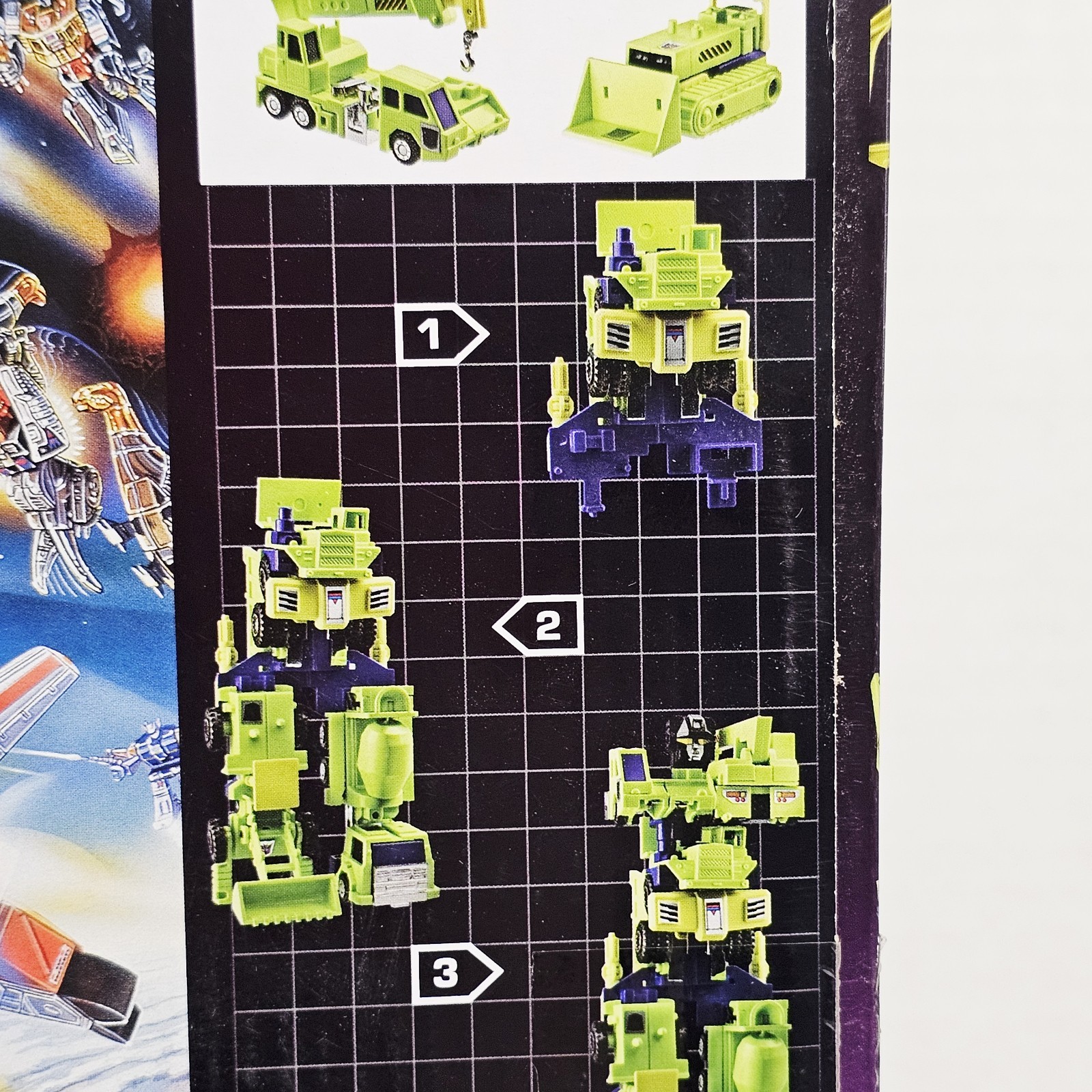 Transformers Vintage G1 Constructicon Devastator Walmart Exclusive COMPLETE Open
