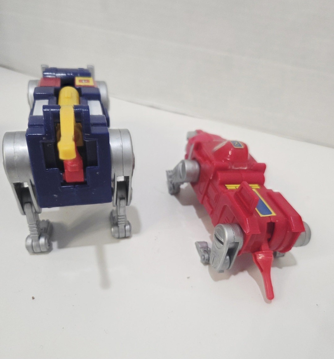 Voltron Mighty Lion Force Third Dimension Red, Green & Blue Lions Lot 1998