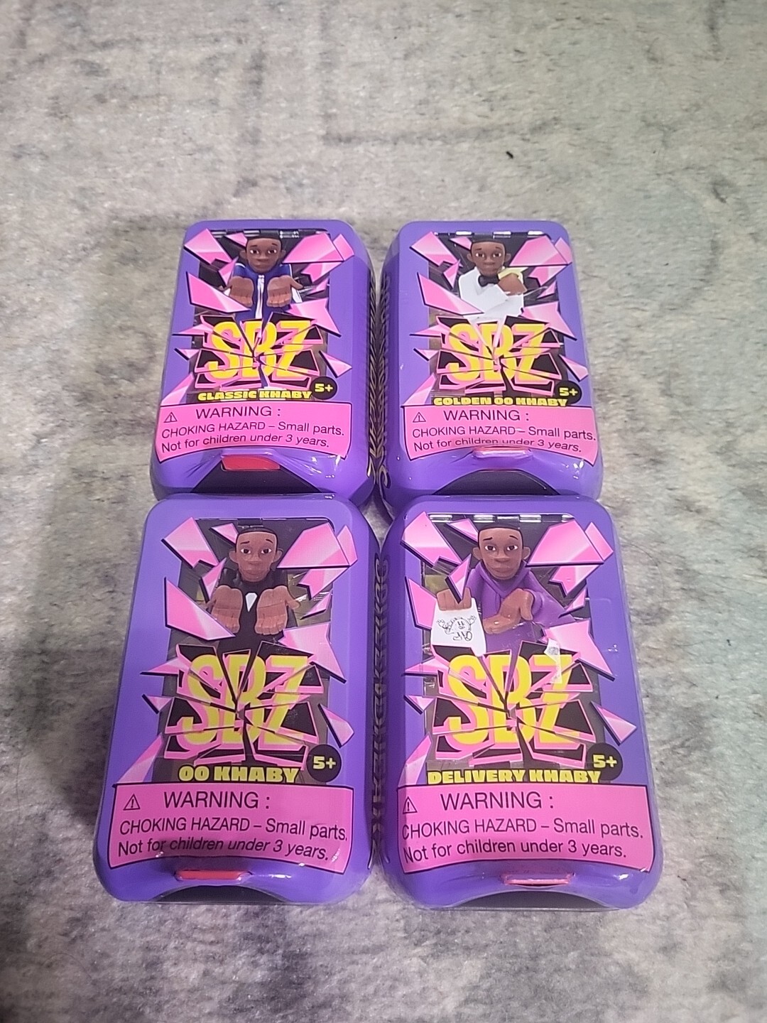 ScreenBreakz Khaby Set Of 4: Classic, 00, Tac, Delivery, Golden 00 New In Box