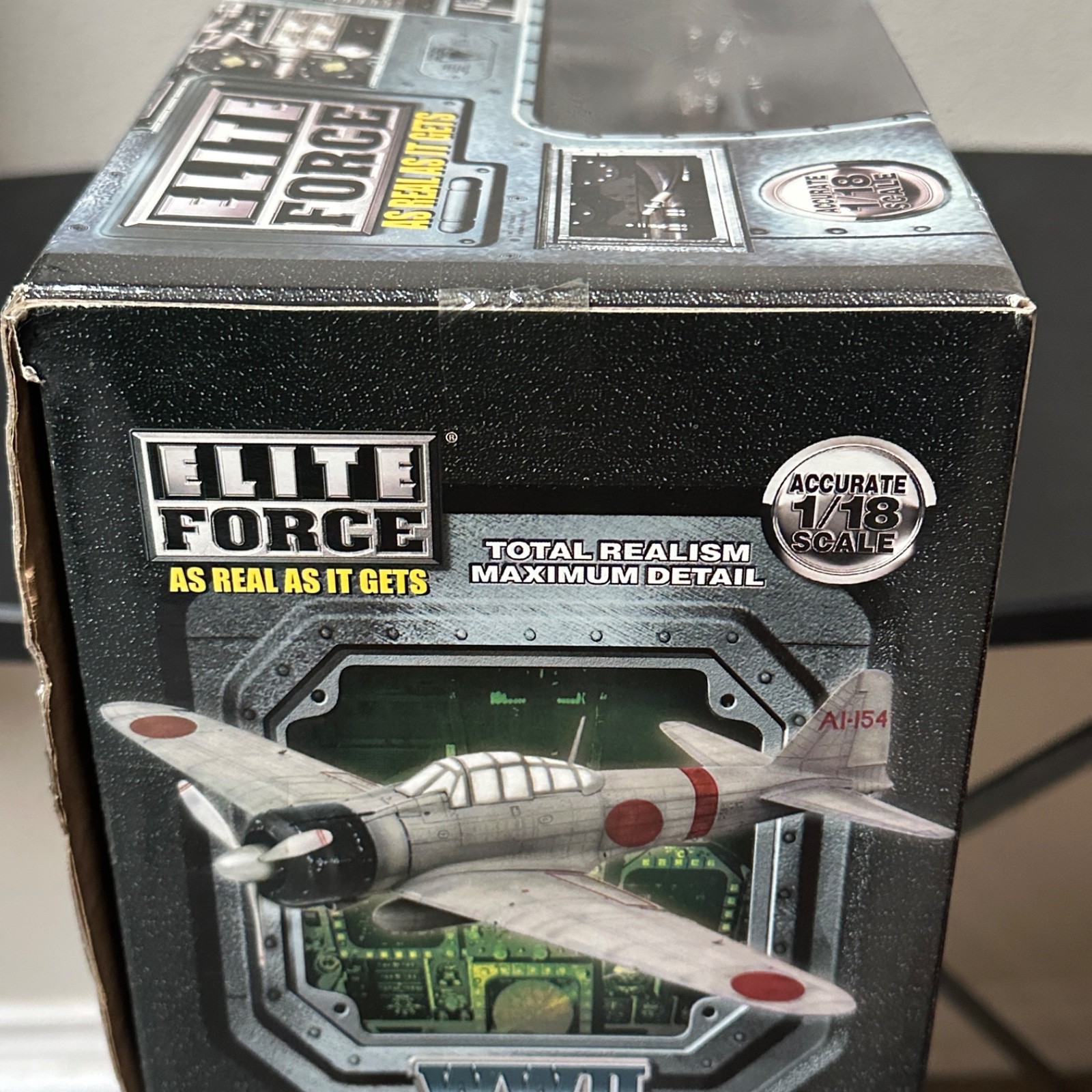 Elite Force Zero Fighter 1:18 Scale Green Plane 110 WWII #21265 Sealed NIB