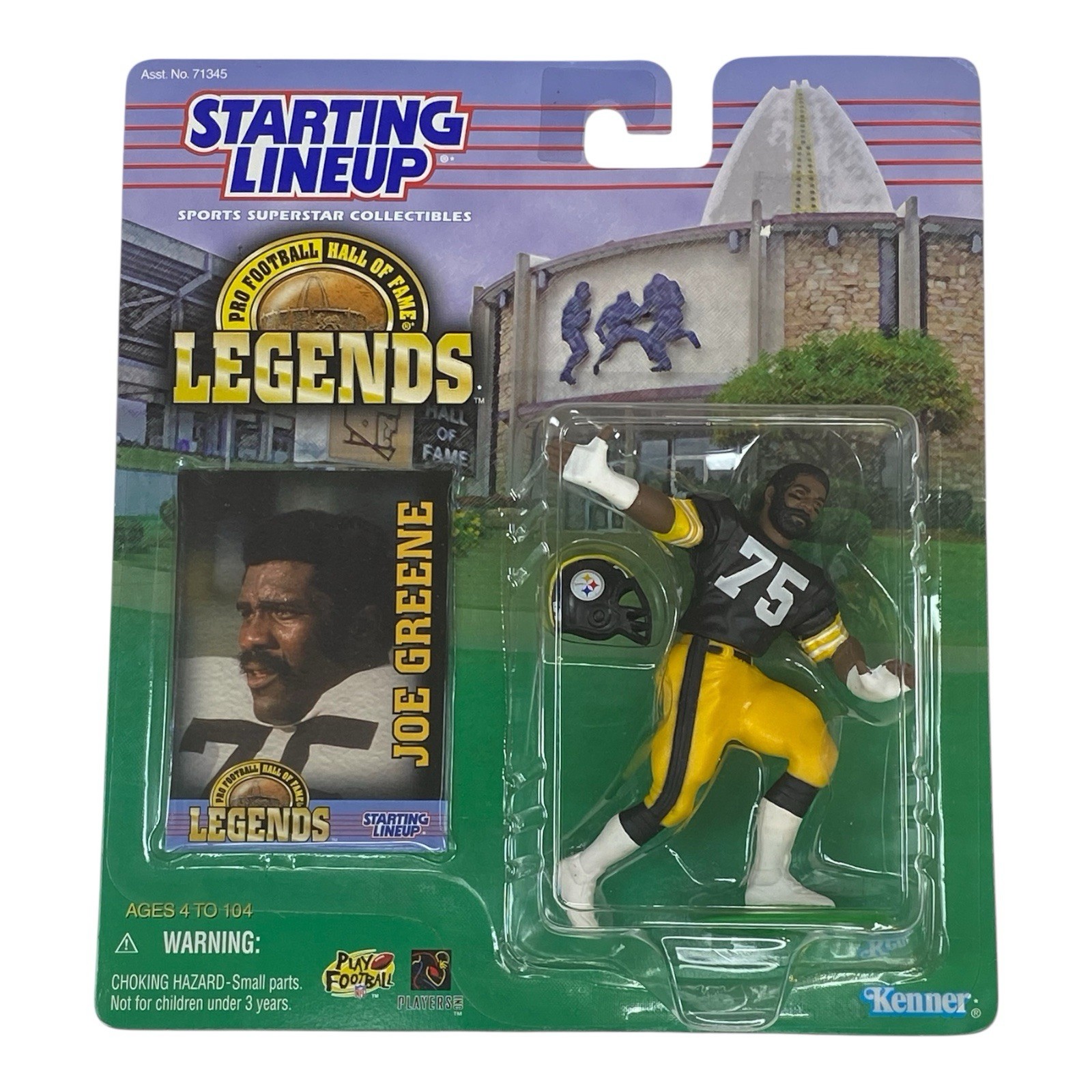 1998 Edition Mean Joe Greene HOF Legends Series Pittsburgh Steelers NFL Figure