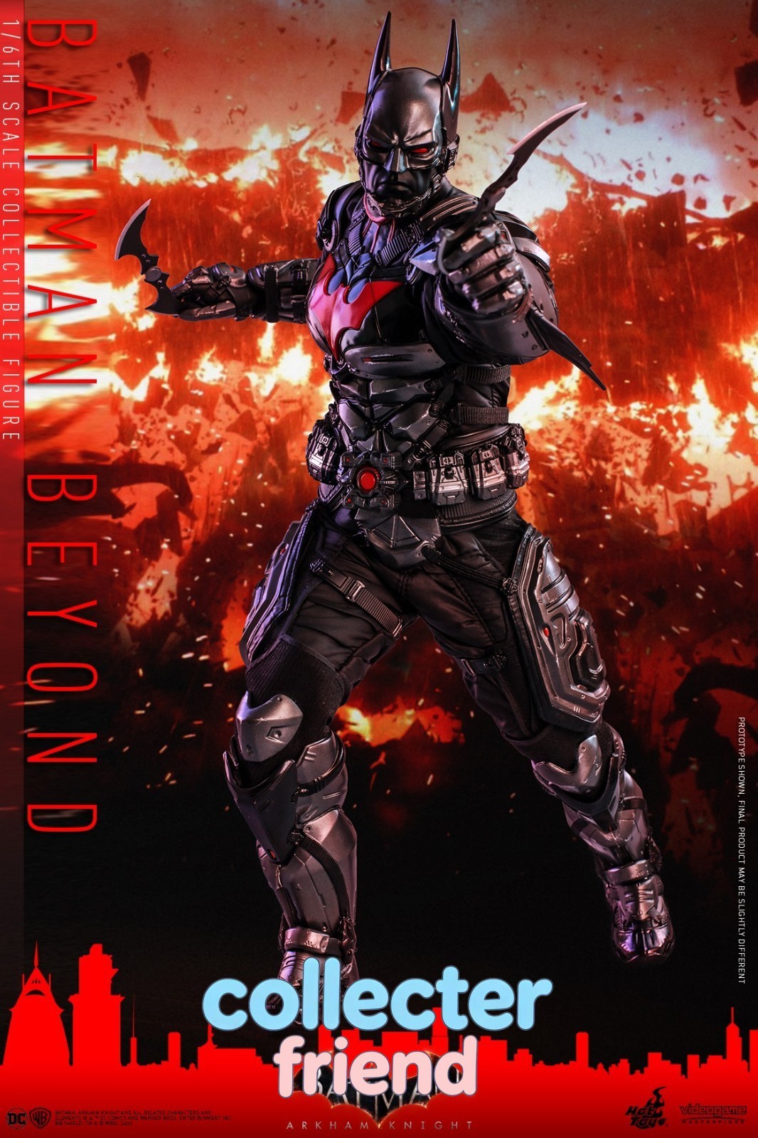 IN STOCK Hot Toys VGM39 Batman Arkham Knight Batman Beyond 1/6 Figure NEW