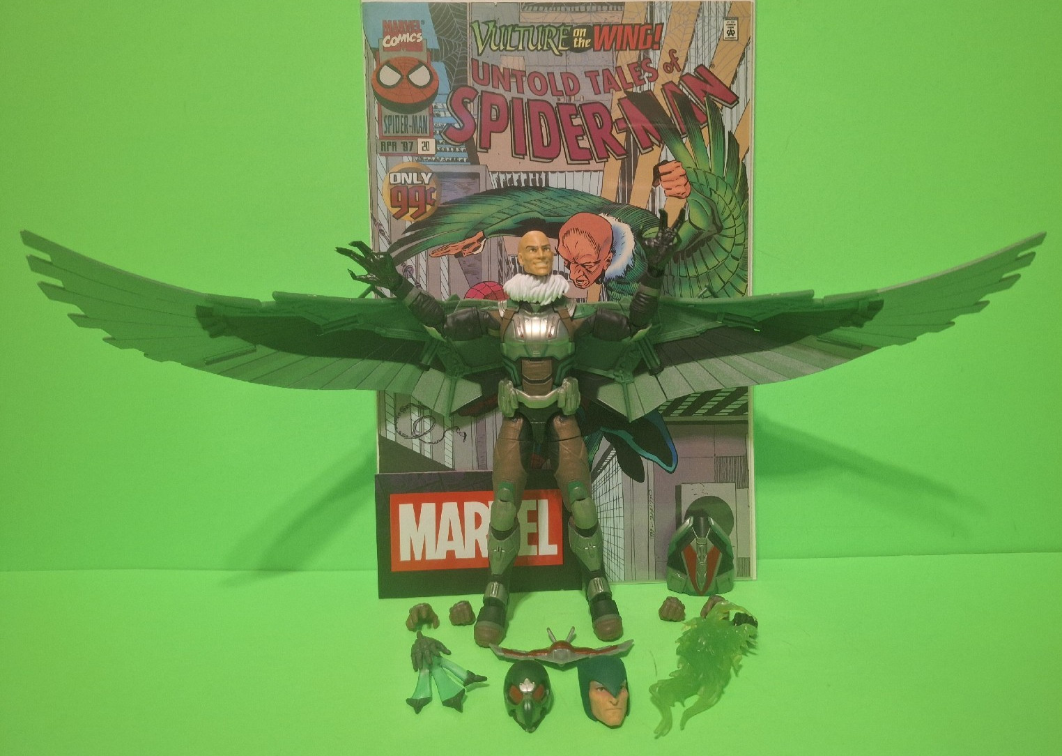 Marvel Legends VULTURE *CUSTOM* – SPIDER-MAN: BRAND NEW DAY MOVIE + GREAT COMIC