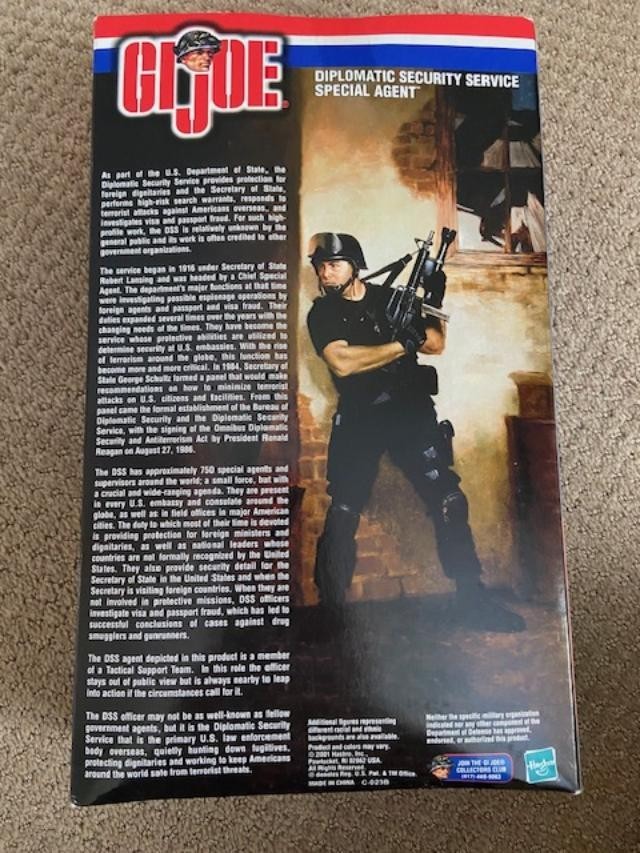 G.I. Joe 1/6 Scale Diplomatic Security Service Special Agent – African American