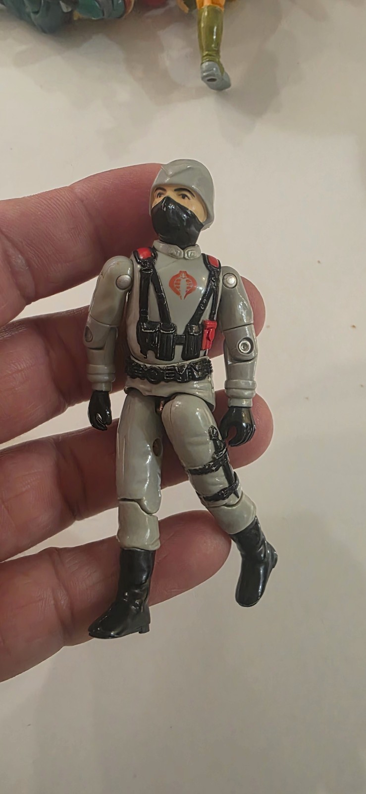 1984 COBRA STINGER DRIVER (V1) The Enemy G.I. Joe 3 3/4 inch act figure