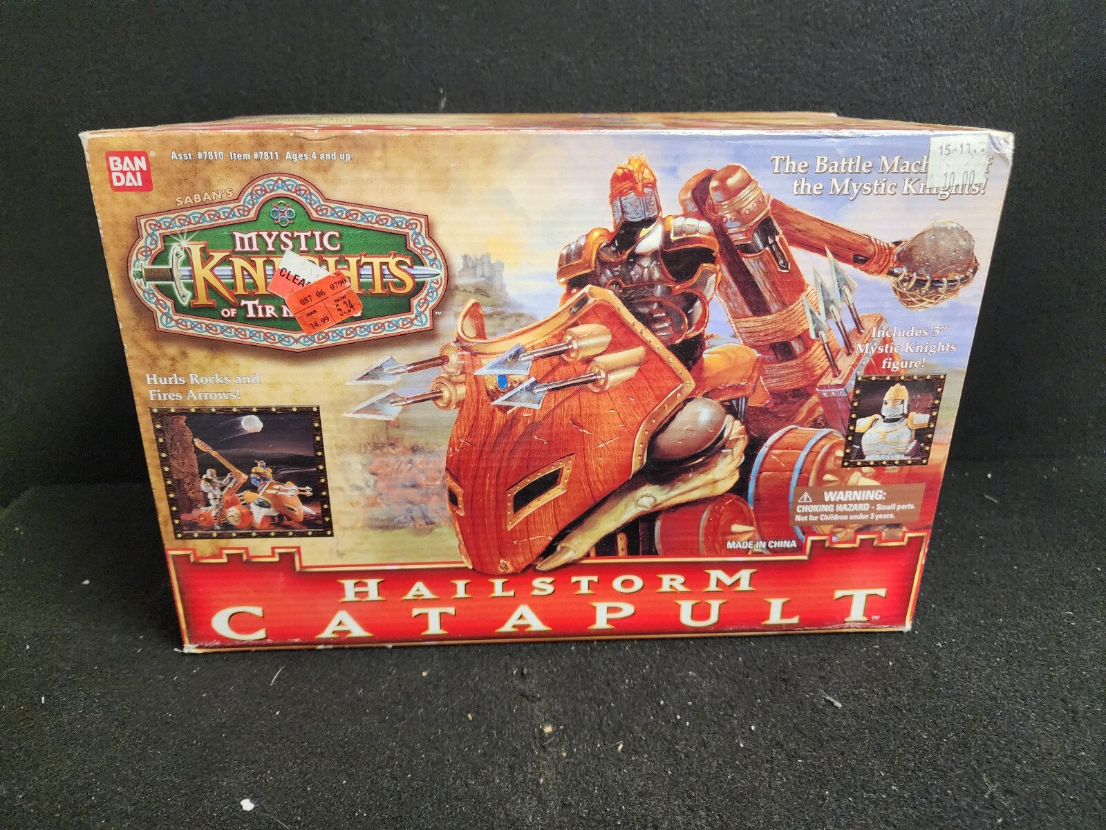 Mystic Knights of Tir Na Nog Hailstorm Catapult (Bandai 1998) NEW SEALED