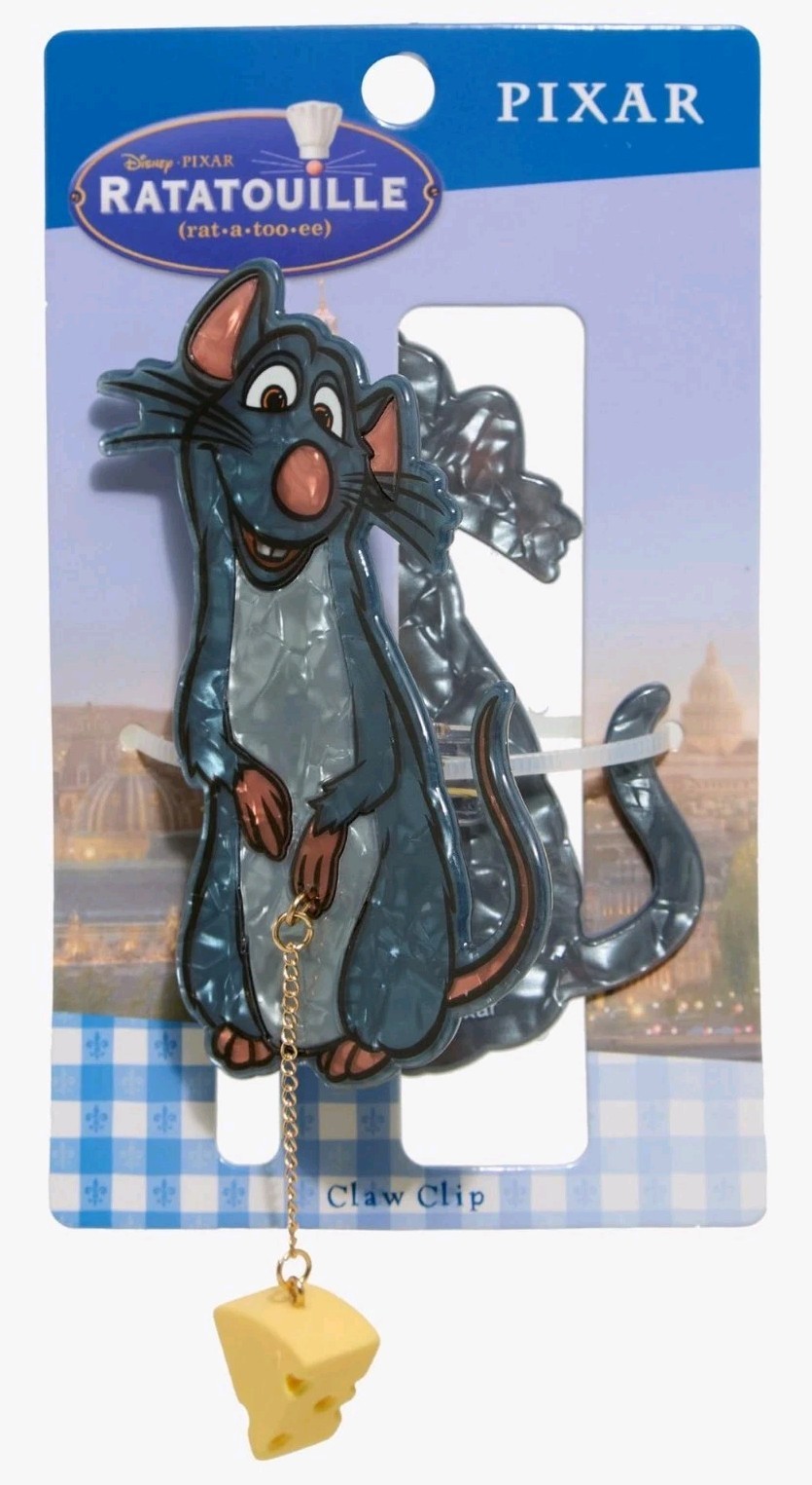 Ratatouille Remy W A Cheese Charm Exclusive Disney Pixar Ratatouille Hair Clip