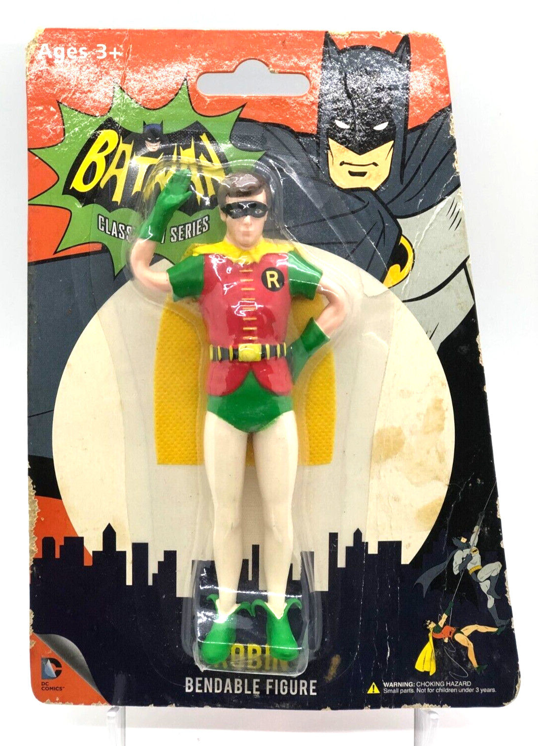 NJCroce Classic Batman Robin Bendable Toy Figure 1:13 Scale